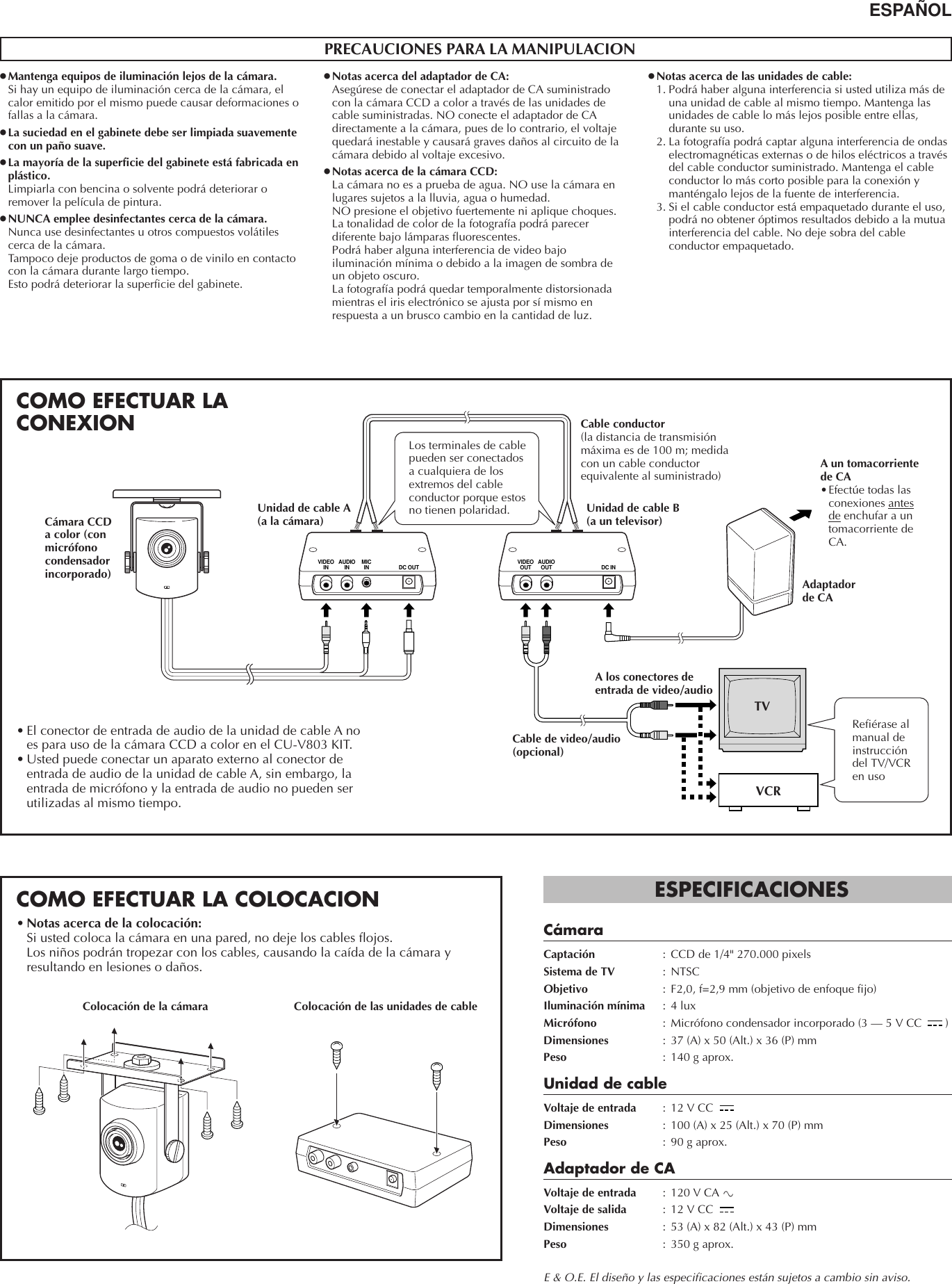 Page 6 of 8 - Jvc Jvc-Cu-V803-Users-Manual-
