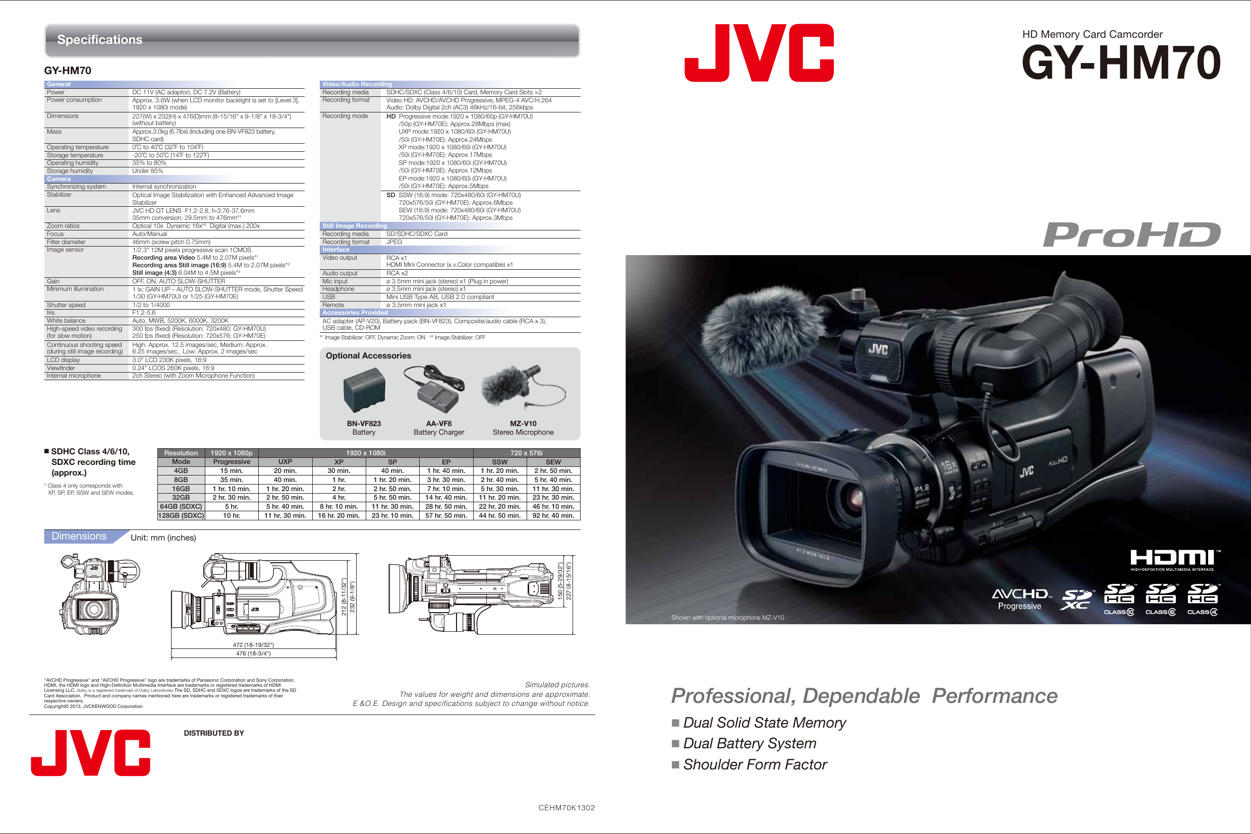 Page 1 of 4 - Jvc Jvc-Gy-Hm70-Users-Manual- GY-HM70_C1_C4_0227  Jvc-gy-hm70-users-manual