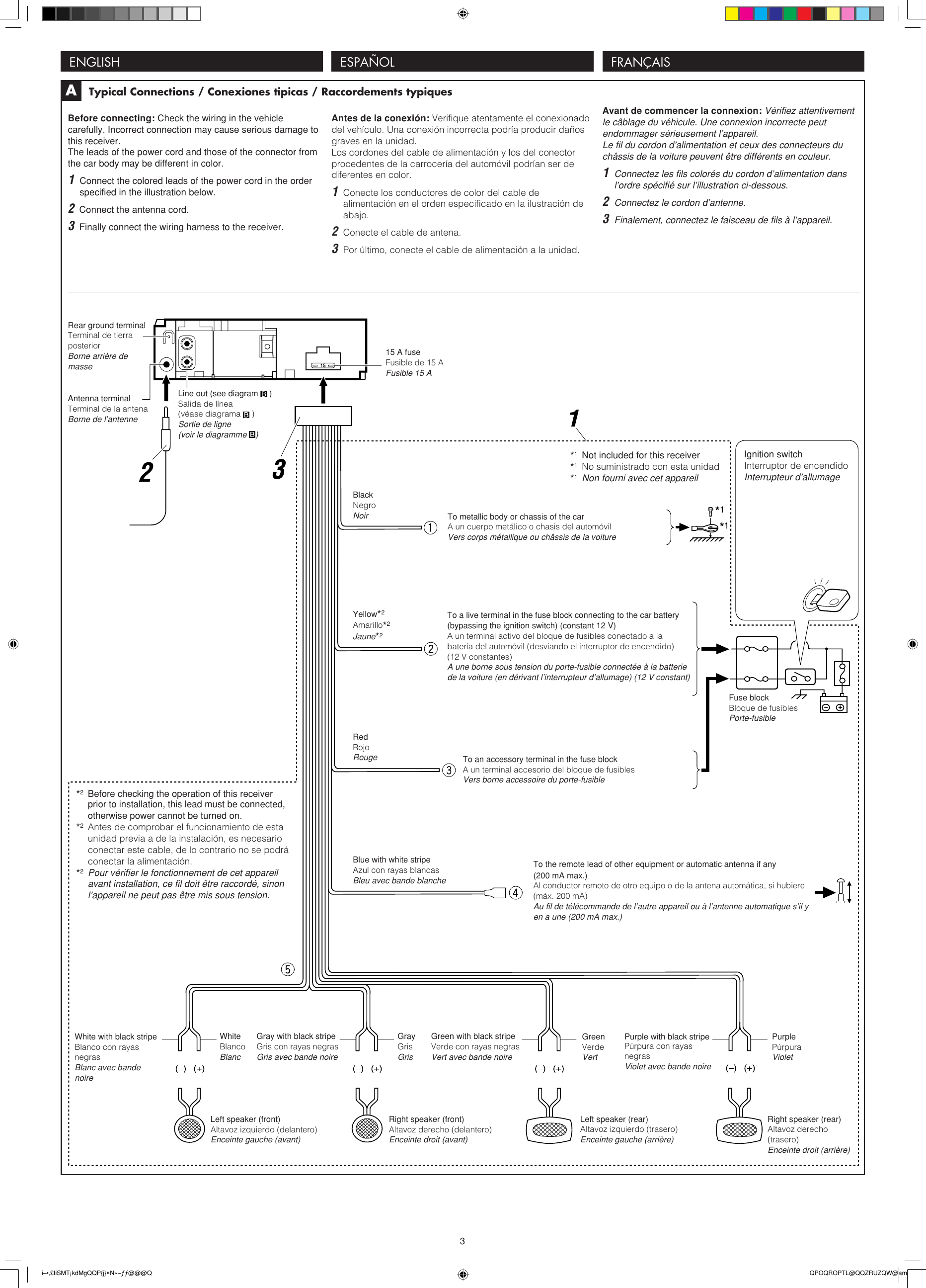 Page 3 of 4 - Jvc Jvc-Kd-G110-Installation-Manual- KD-G110[J]  Jvc-kd-g110-installation-manual