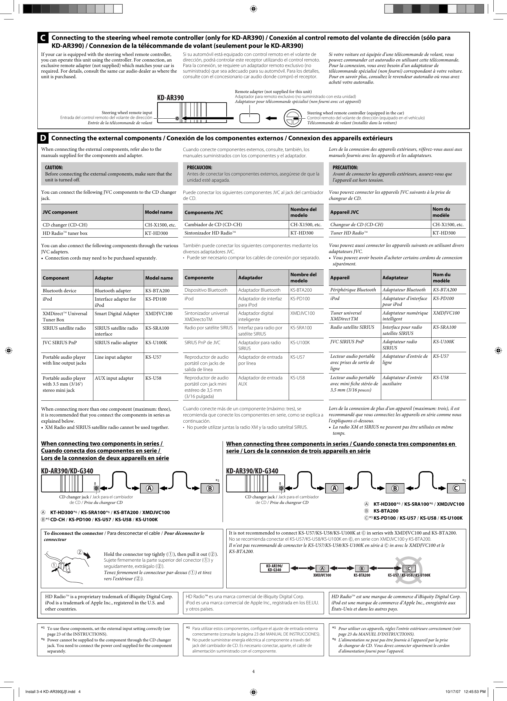 Page 4 of 4 - Jvc Jvc-Kd-G340-Installation-Manual- Install 1-2 KD-AR390[J]f  Jvc-kd-g340-installation-manual
