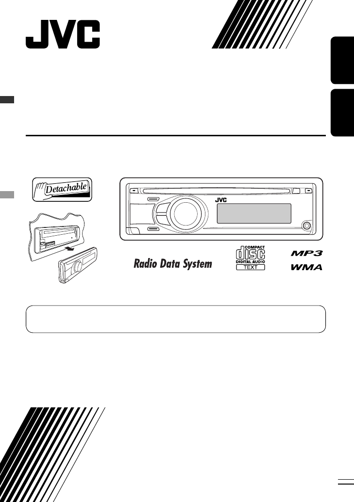 Jvc Kd R301 Users Manual Cover Kd R303 003a 2