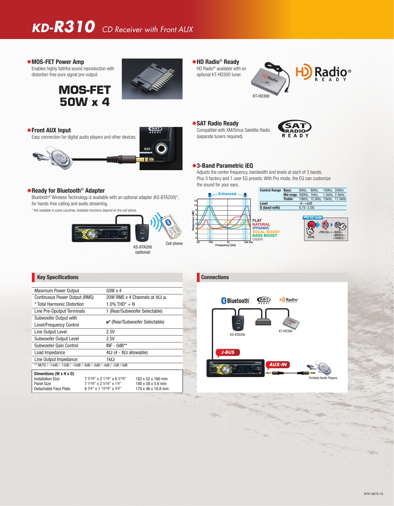 Page 2 of 2 - Jvc Jvc-Kd-R310-Specification-Sheet- KD-R310_Tech_a  Jvc-kd-r310-specification-sheet