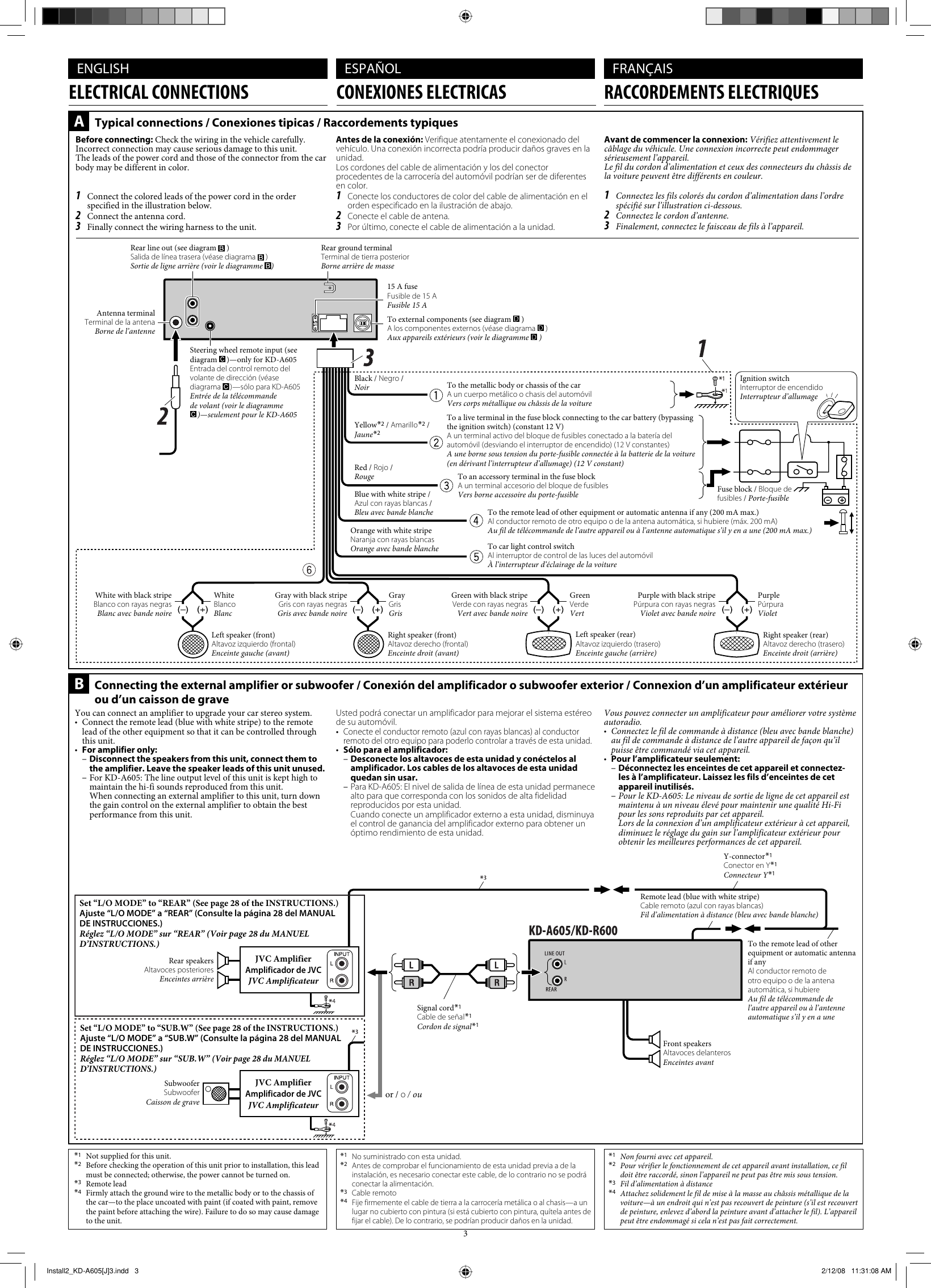 Page 3 of 4 - Jvc Jvc-Kd-R600-Installation-Manual- Install1_KD-A605[J]3  Jvc-kd-r600-installation-manual