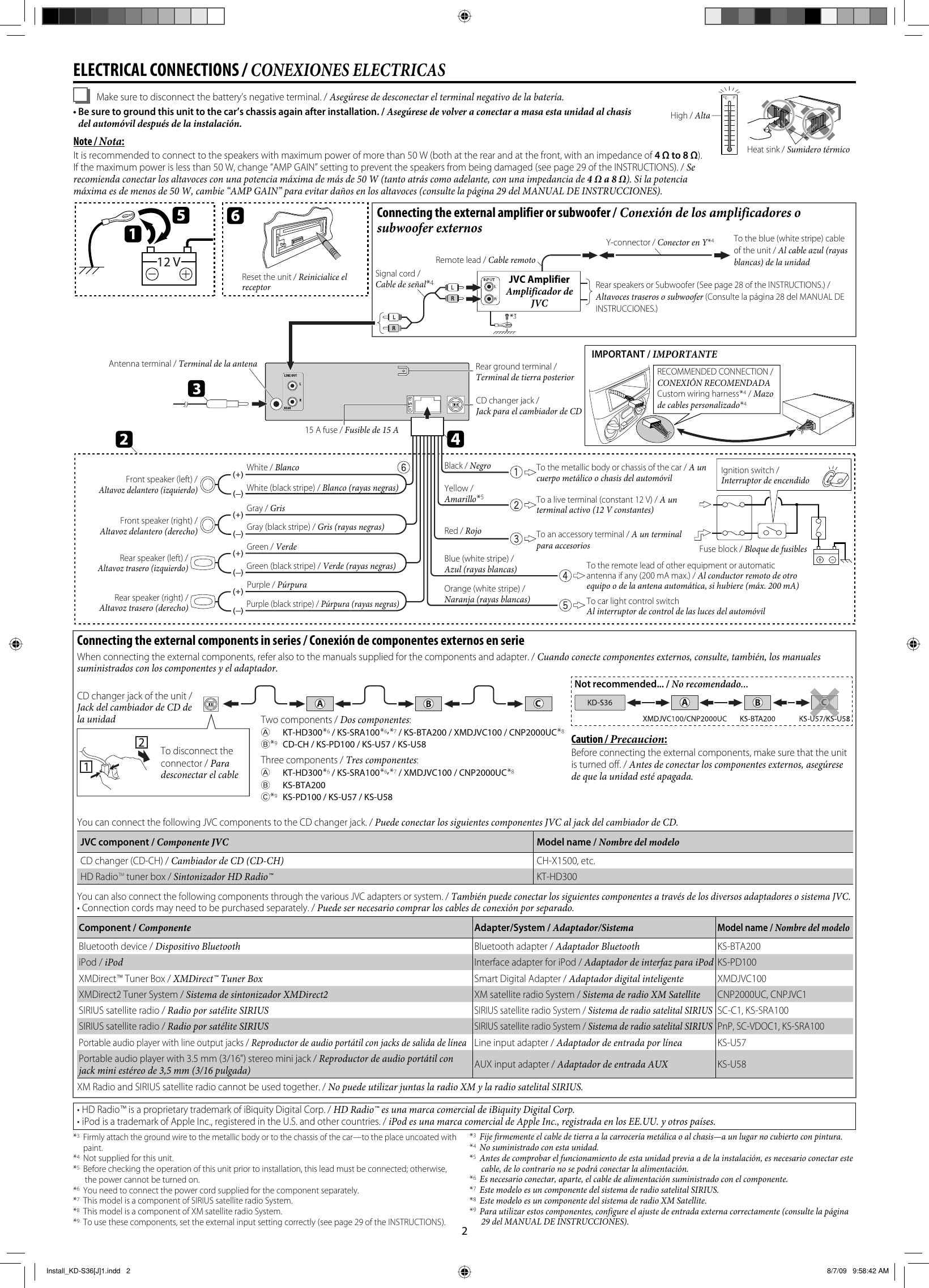 Page 2 of 2 - Jvc Jvc-Kd-S36-Users-Manual- Install_KD-S36[J]1  Jvc-kd-s36-users-manual