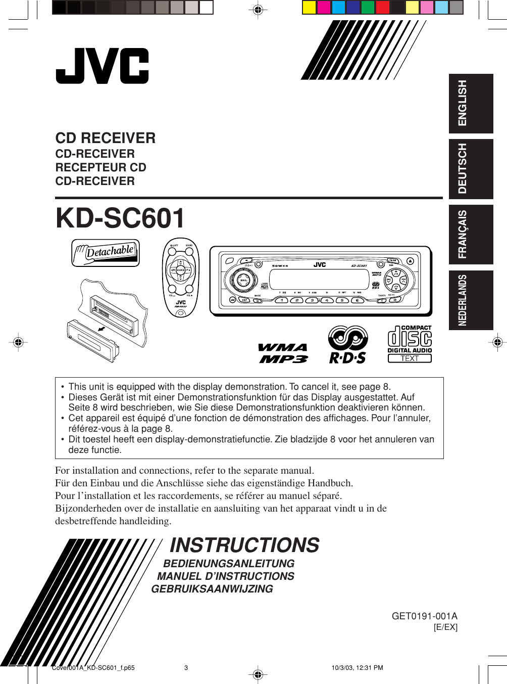 Jvc Kd Sc601 Users Manual