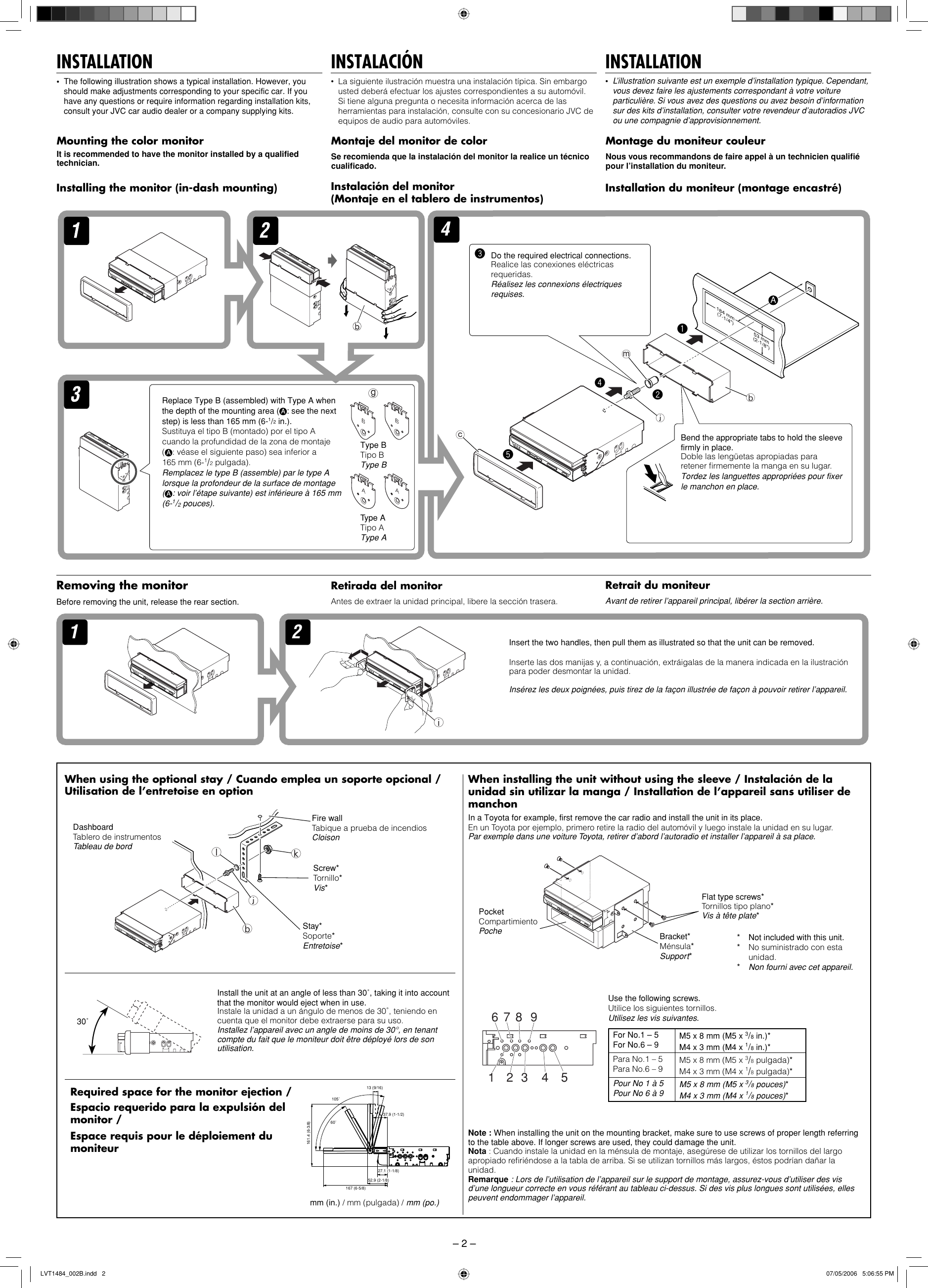 Page 2 of 4 - Jvc Jvc-Kv-M705-Users-Manual- LVT1484_002B Jvc-kv-m705-users-manual