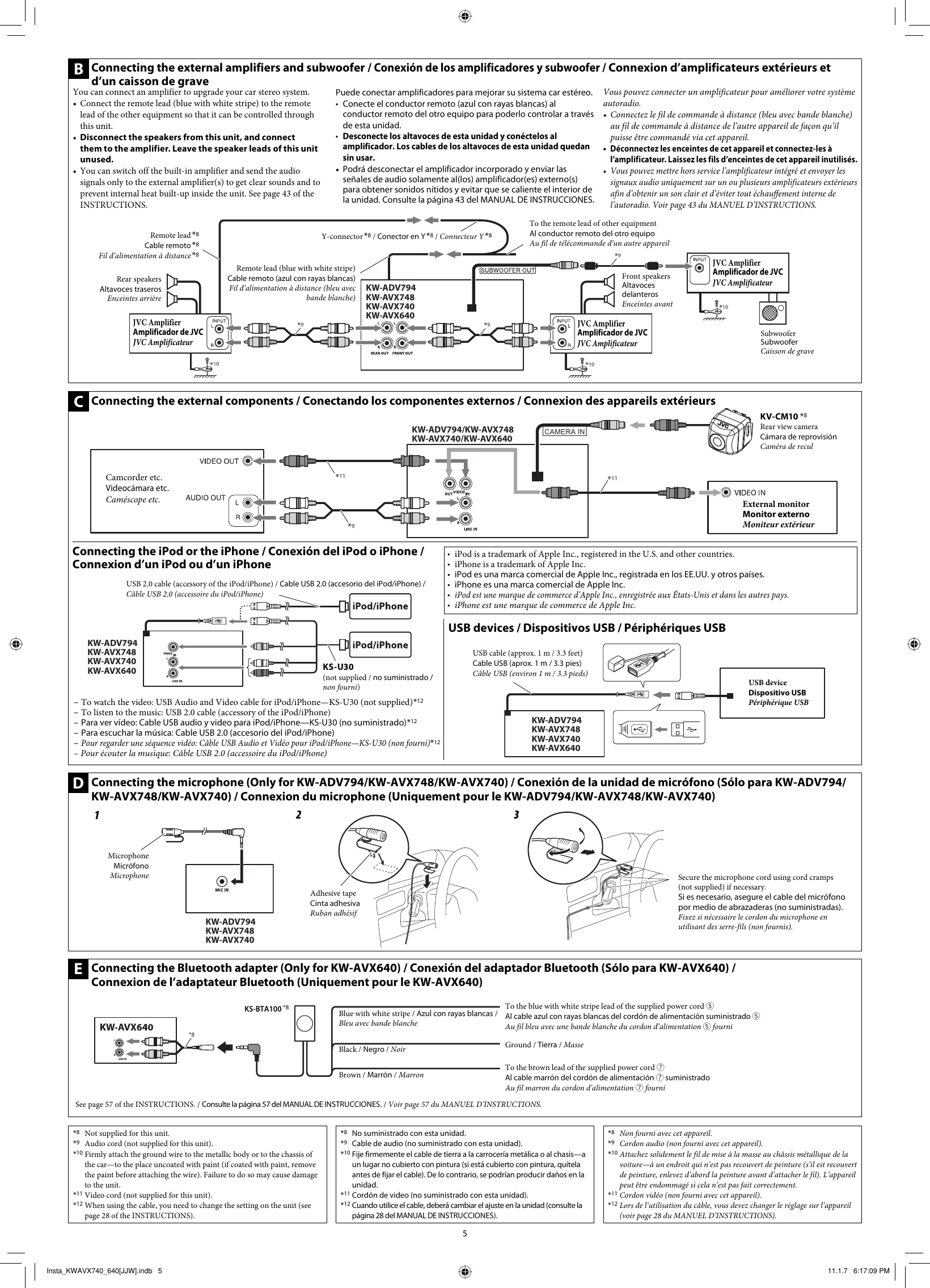Page 5 of 6 - Jvc Jvc-Kw-Adv794-Installation-Manual- KW-ADV794/KW-AVX748/KW-AVX740/KW-AVX640 [J/JW]  Jvc-kw-adv794-installation-manual