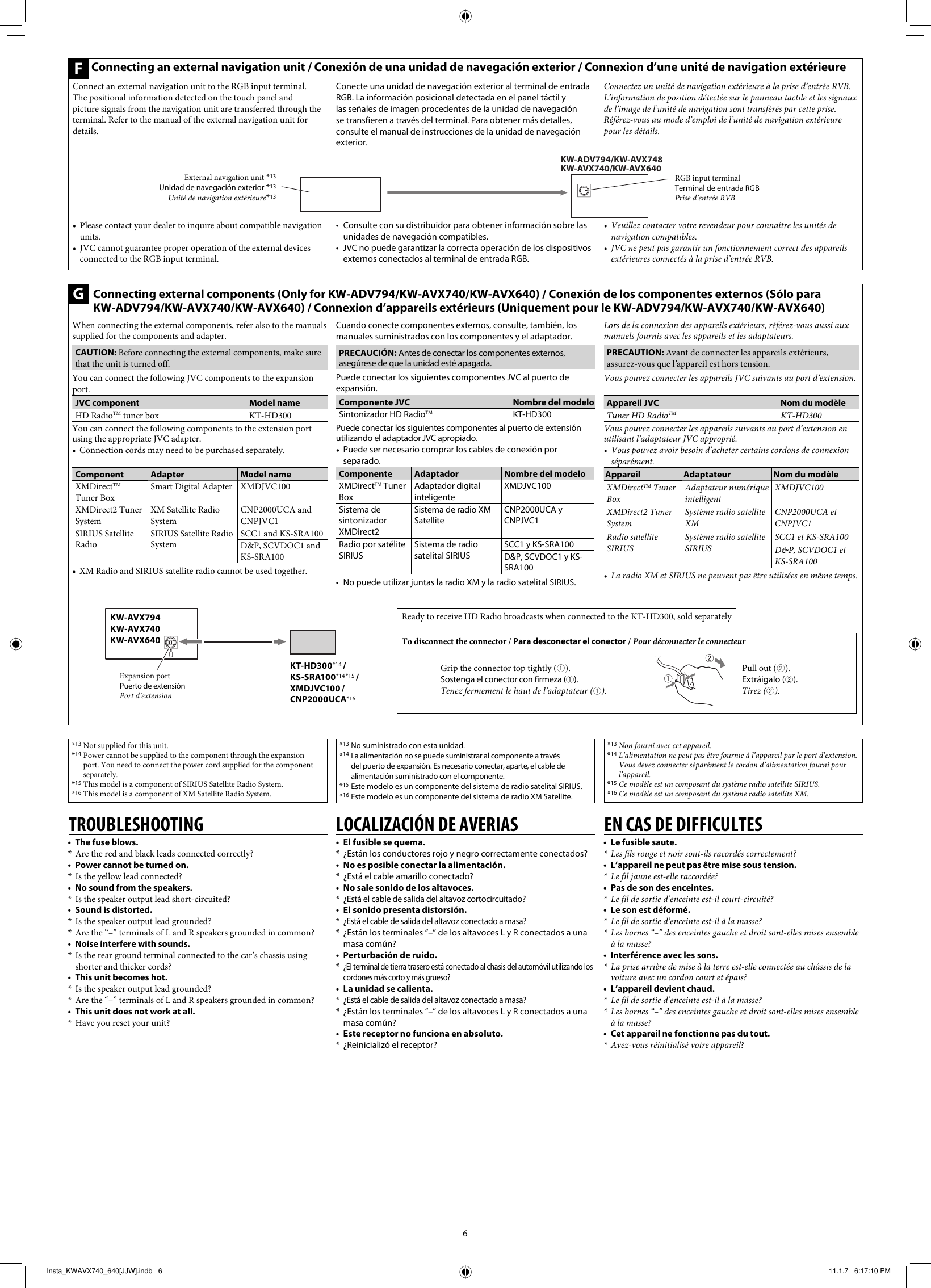 Page 6 of 6 - Jvc Jvc-Kw-Adv794-Installation-Manual- KW-ADV794/KW-AVX748/KW-AVX740/KW-AVX640 [J/JW]  Jvc-kw-adv794-installation-manual