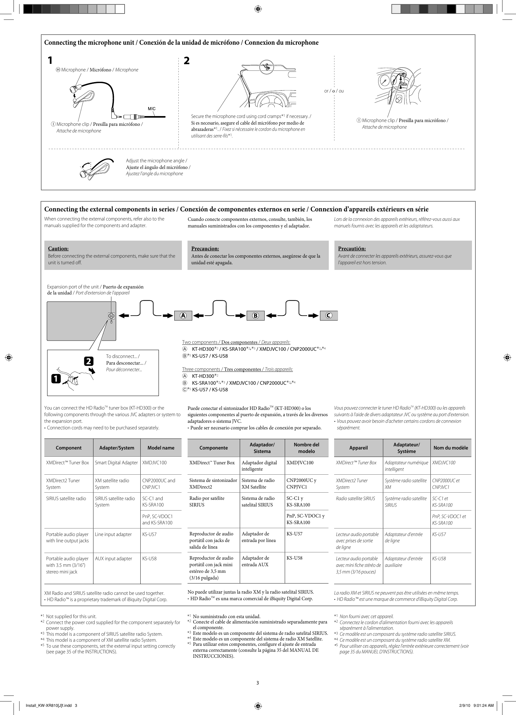 Page 3 of 4 - Jvc Jvc-Kw-Xr810-Installation-Manual- Install_KW-XR810[J]f  Jvc-kw-xr810-installation-manual