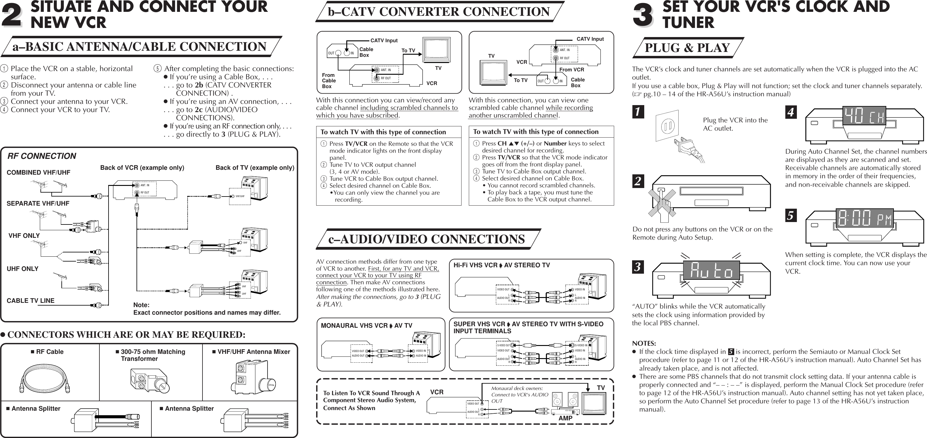 Page 2 of 2 - Jvc Jvc-Lp20878-001-Users-Manual- HR-A56U QuickRef.  Jvc-lp20878-001-users-manual