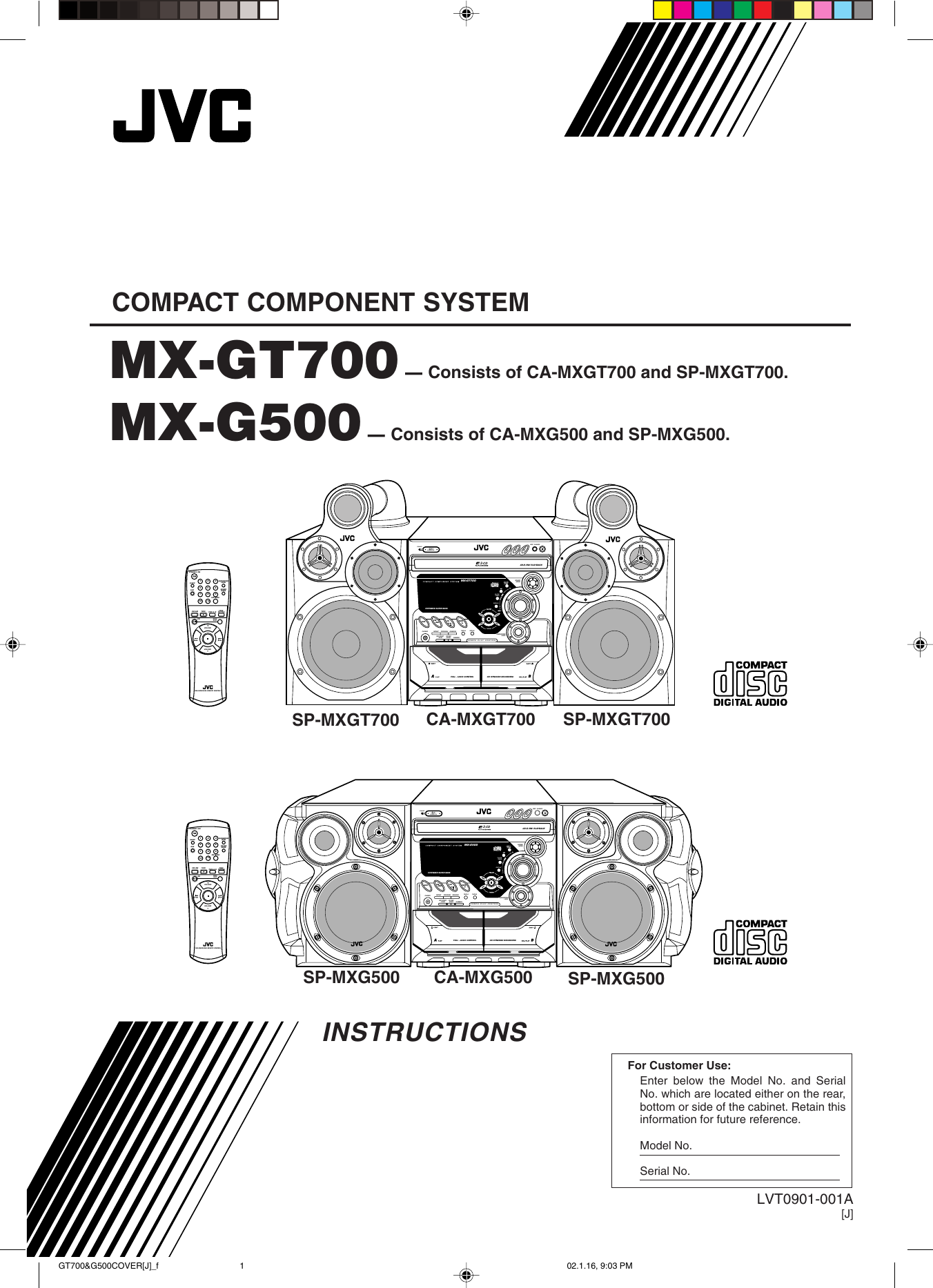 Jvc Mx Gt700 Users Manual GT700&G500COVER[J]_f