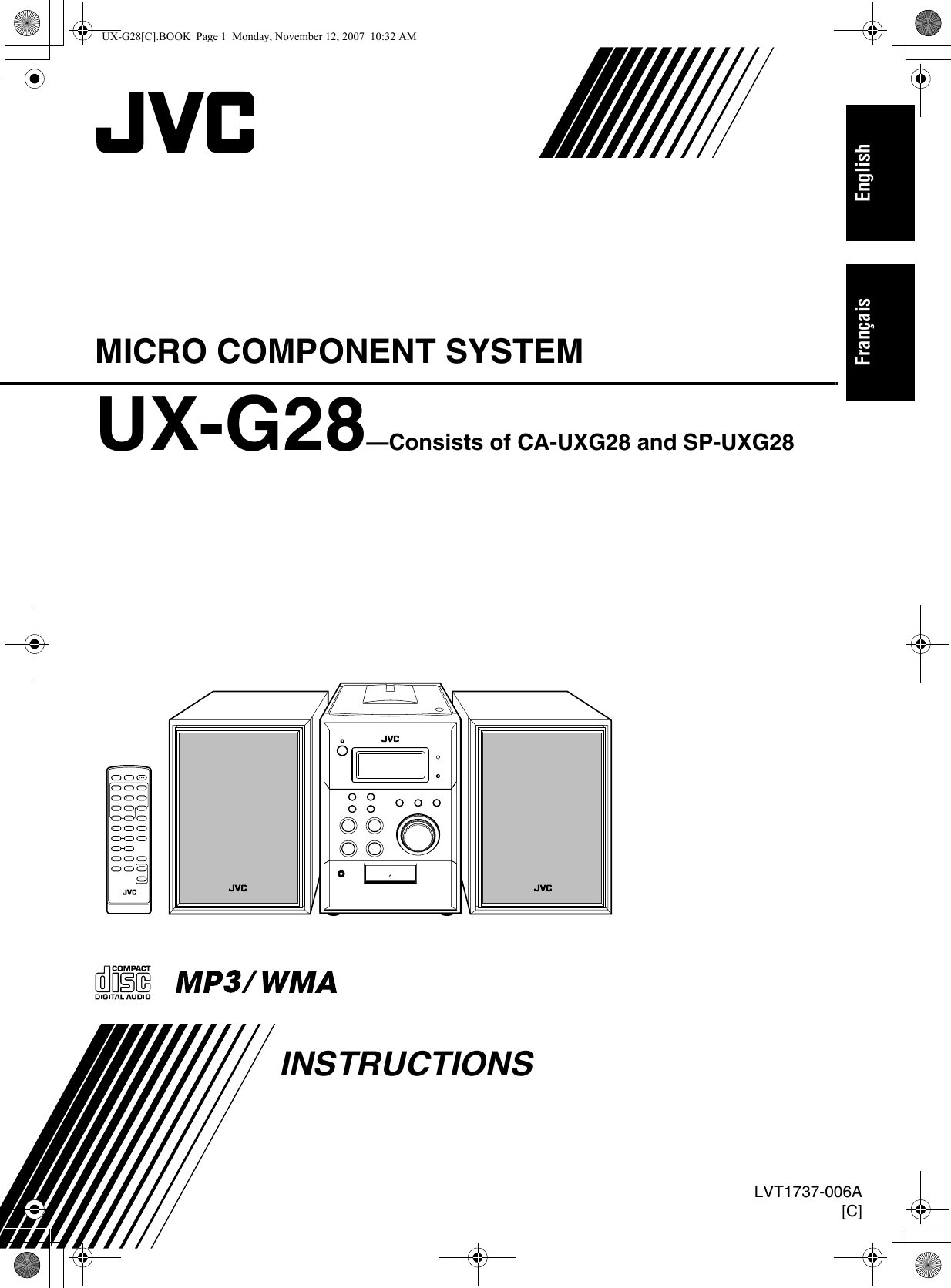 Jvc Uxg28 Users Manual UX G28