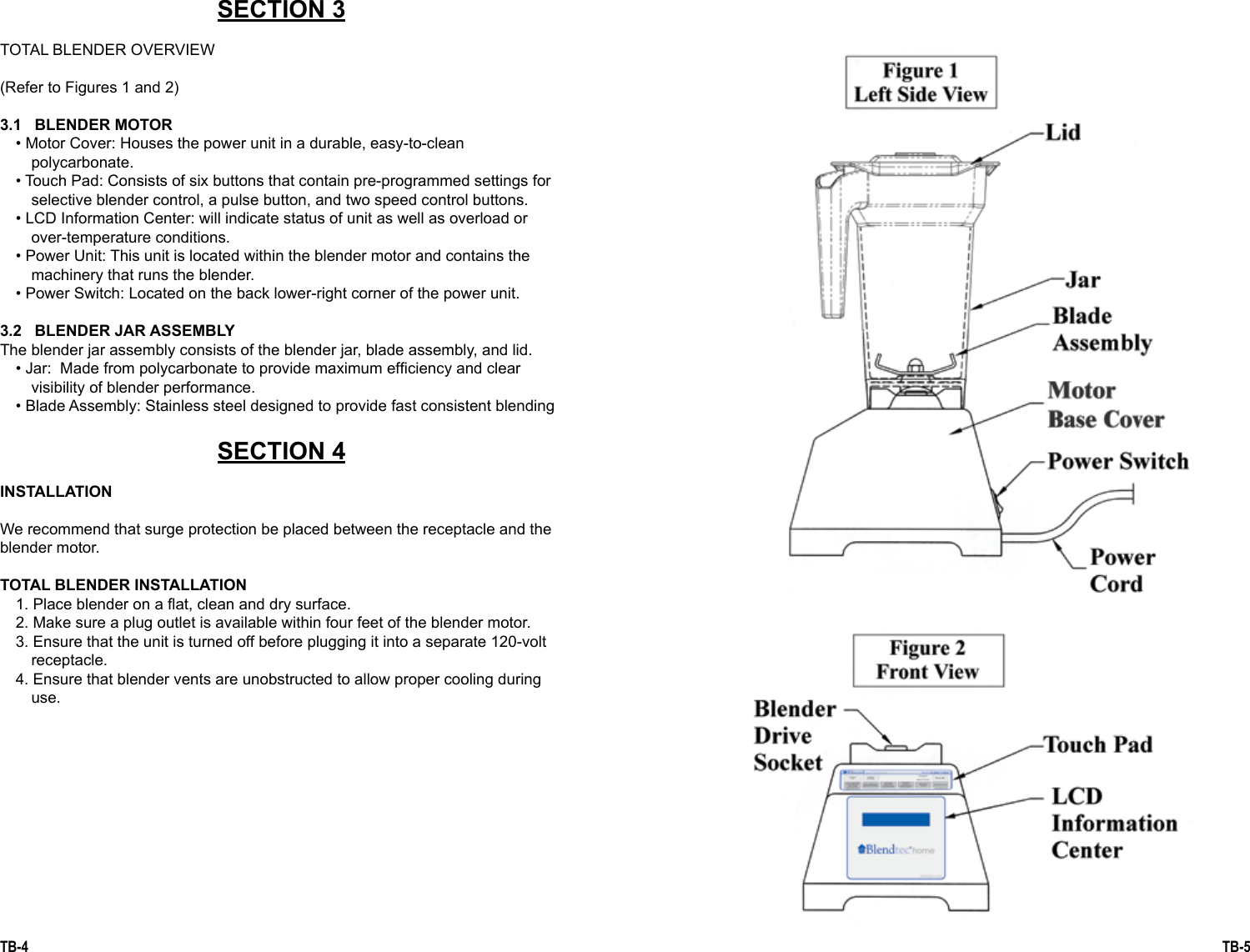 Page 5 of 9 - K-Tec K-Tec-Total-Blender-Users-Manual- Total Blender Manual  K-tec-total-blender-users-manual