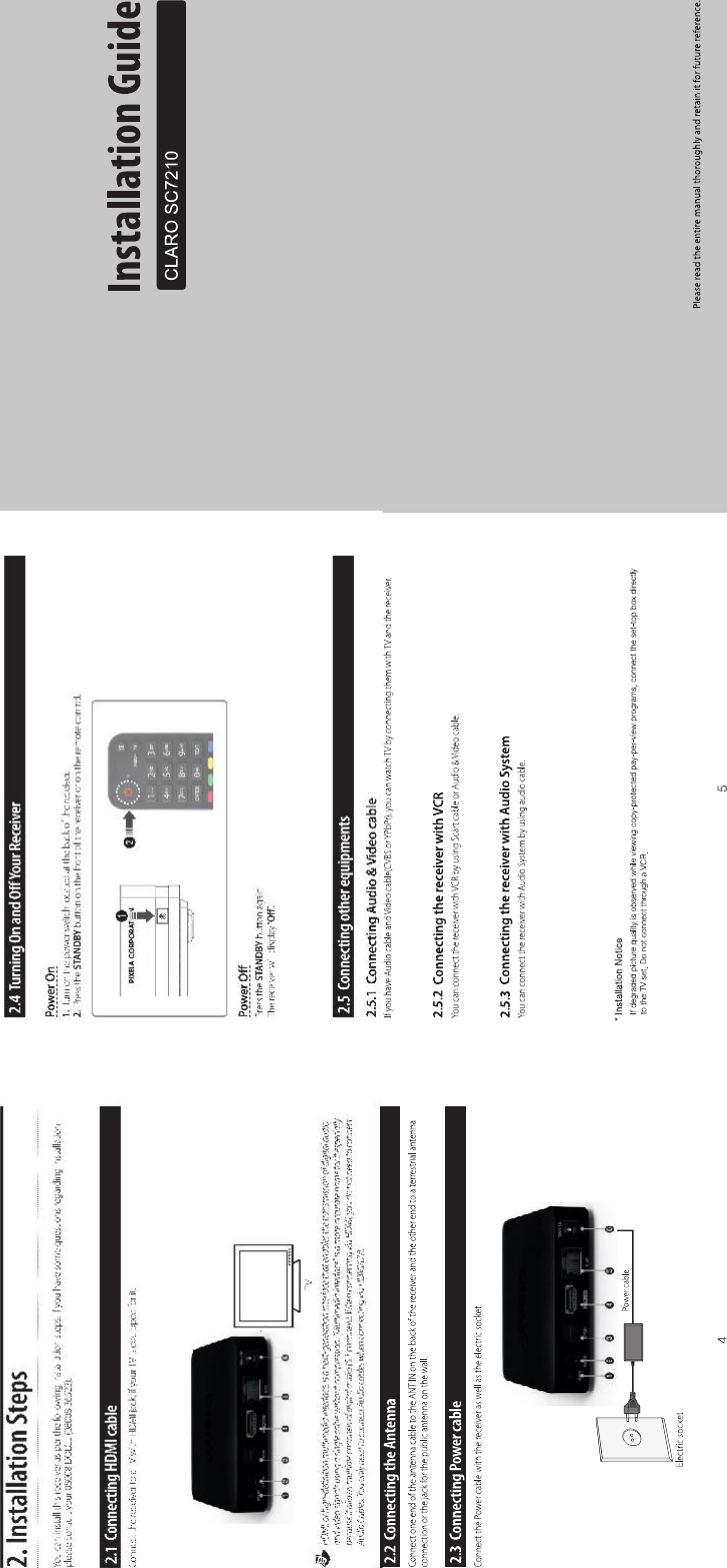 Page 1 of KAON Group SC7210 Android Box User Manual Appendix 8  r1