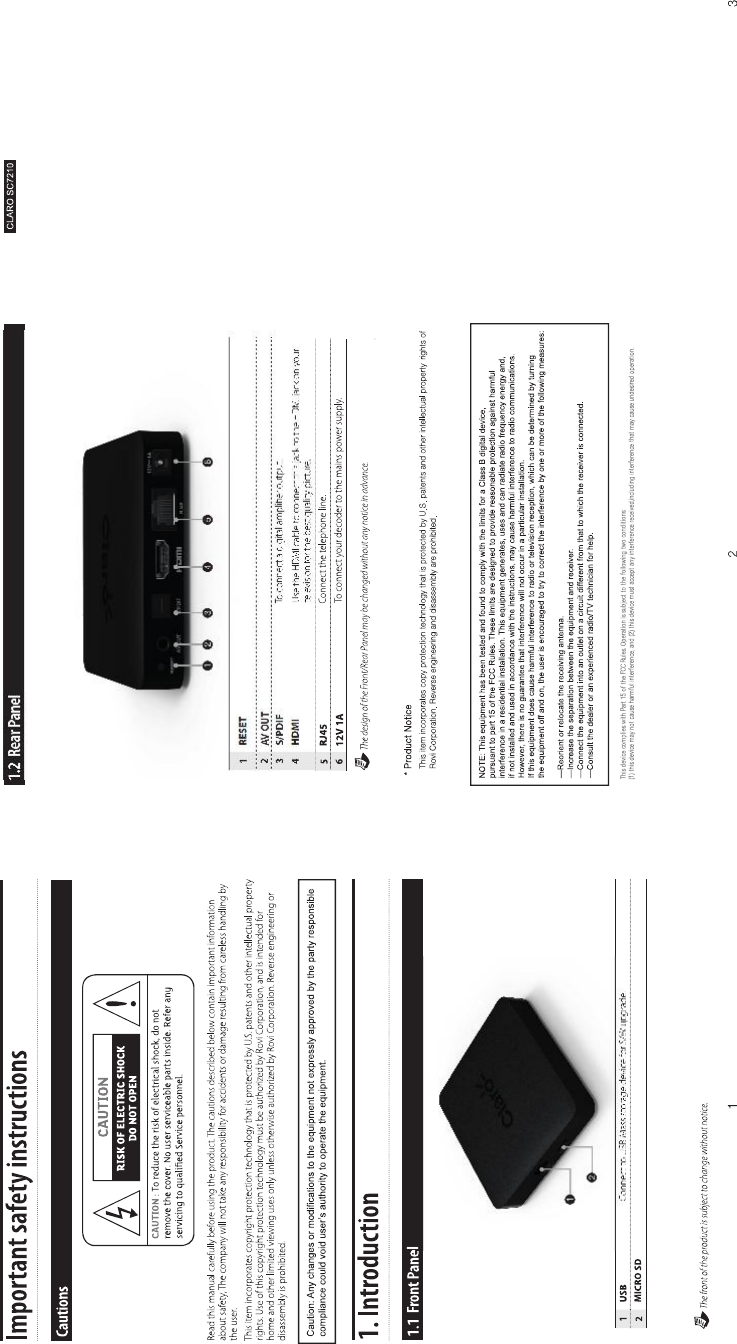 Page 2 of KAON Group SC7210 Android Box User Manual Appendix 8  r1