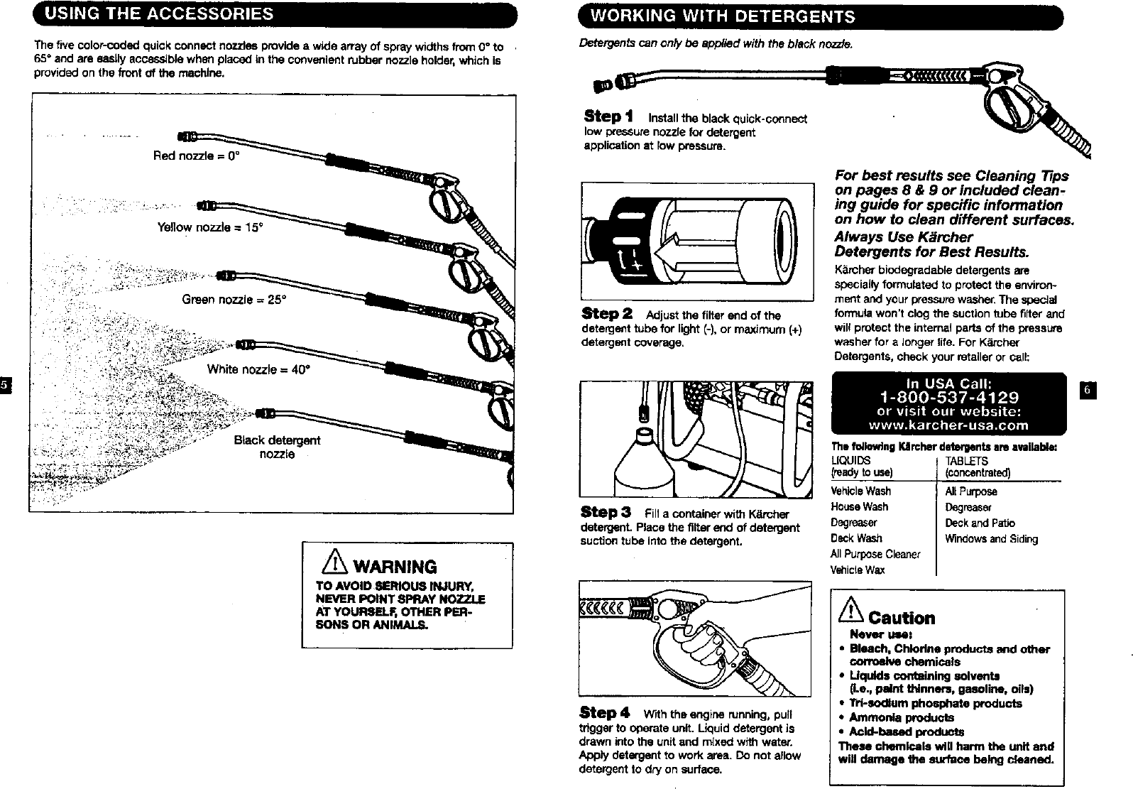 Page 4 of 7 - KARCHER  Power Washer, Gas Manual L0607335