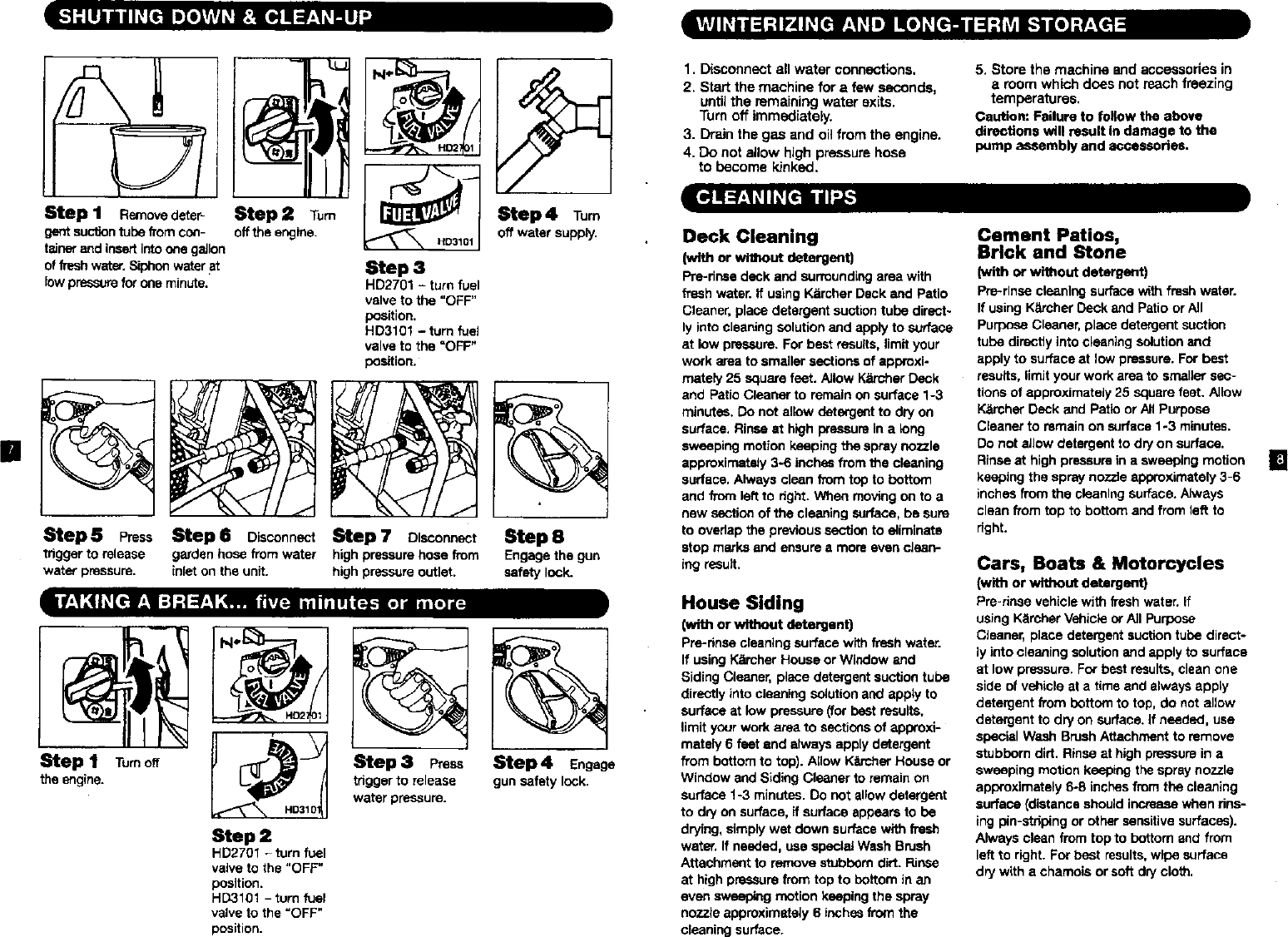 Page 5 of 7 - KARCHER  Power Washer, Gas Manual L0607335