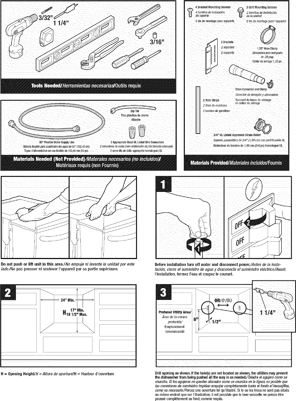Page 3 of 10 - KENMORE  ELITE Dishwasher Manual L0703158