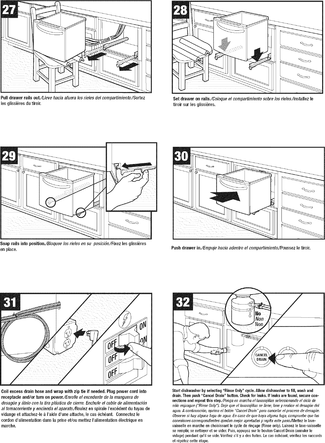 Page 9 of 10 - KENMORE  ELITE Dishwasher Manual L0703158