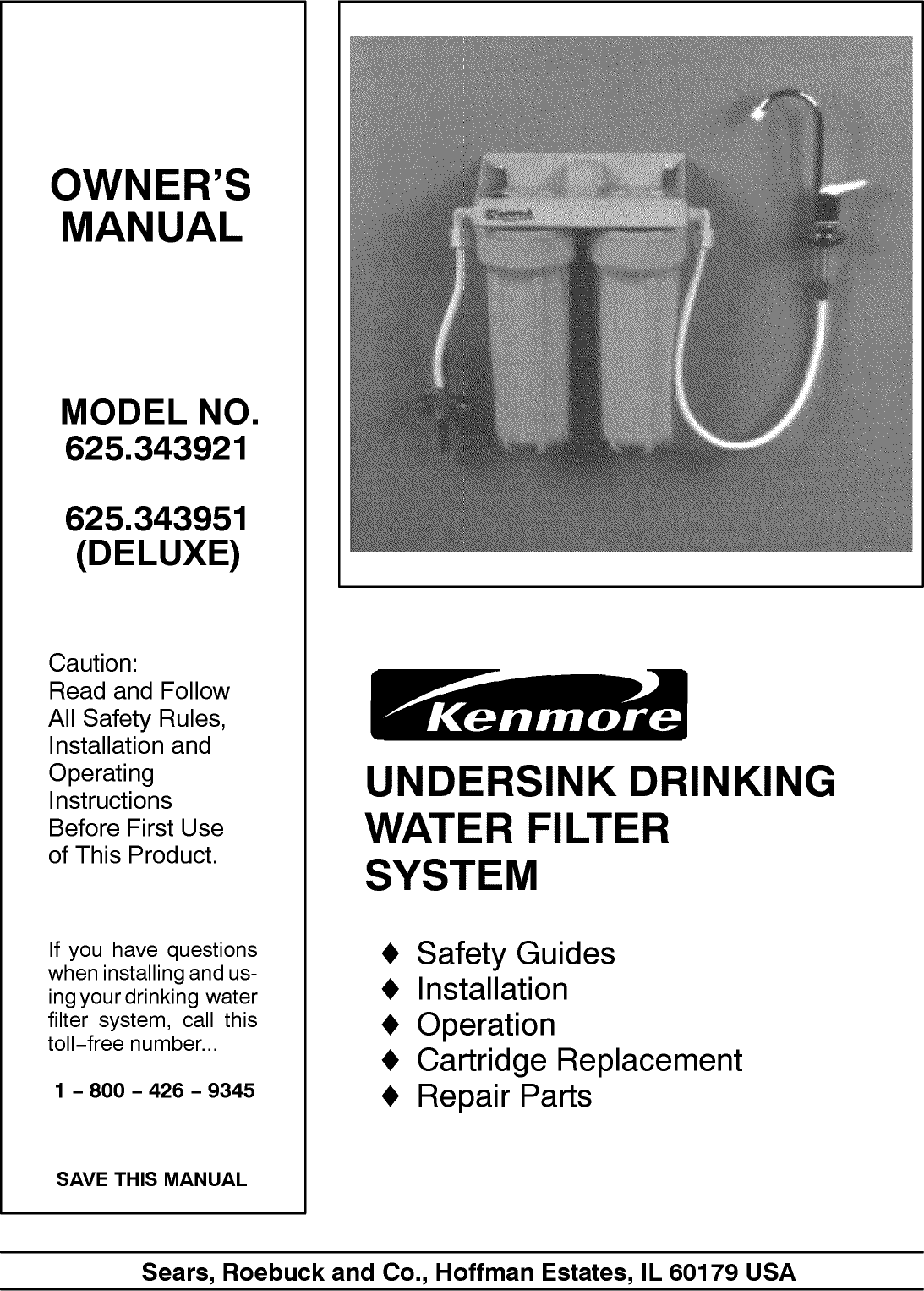 KENMORE Water Filter Manual L0807617