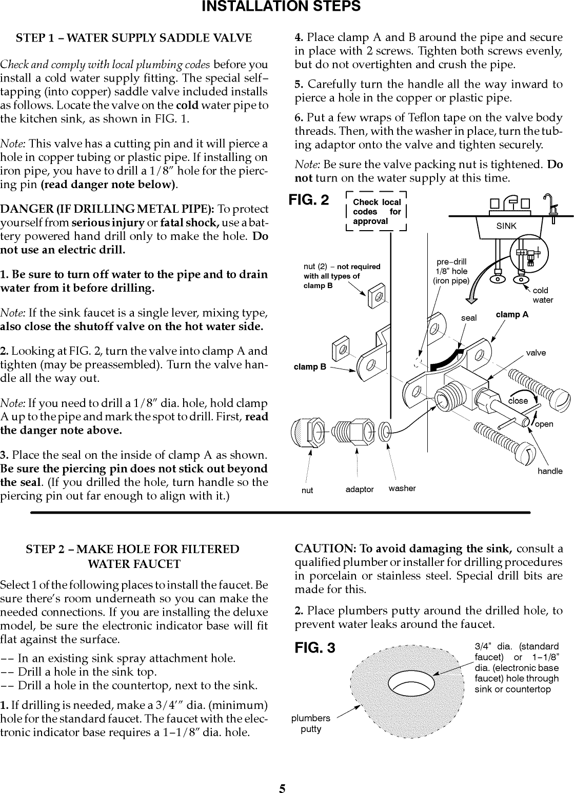 Page 5 of 12 - KENMORE  Water Filter Manual L0807617