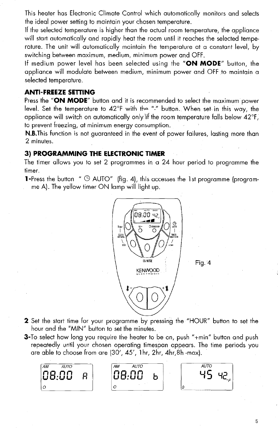 Page 5 of 6 - KENWOOD  Furnace/Heater, Oil Manual L0712588