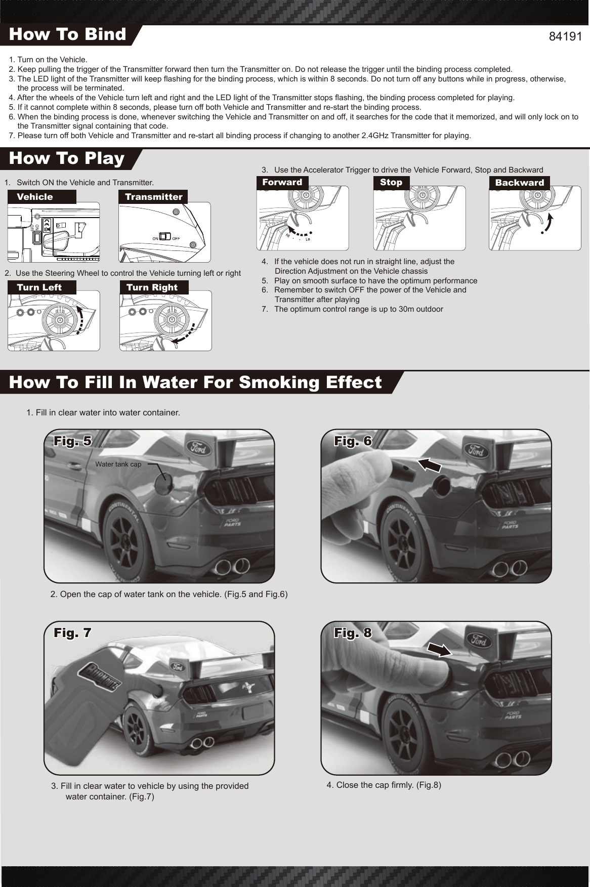 Page 2 of KIDZTECH TOYS 8419118-24GTX 1/14 R/C Burnoutz User Manual OTM 8419118 24GTX