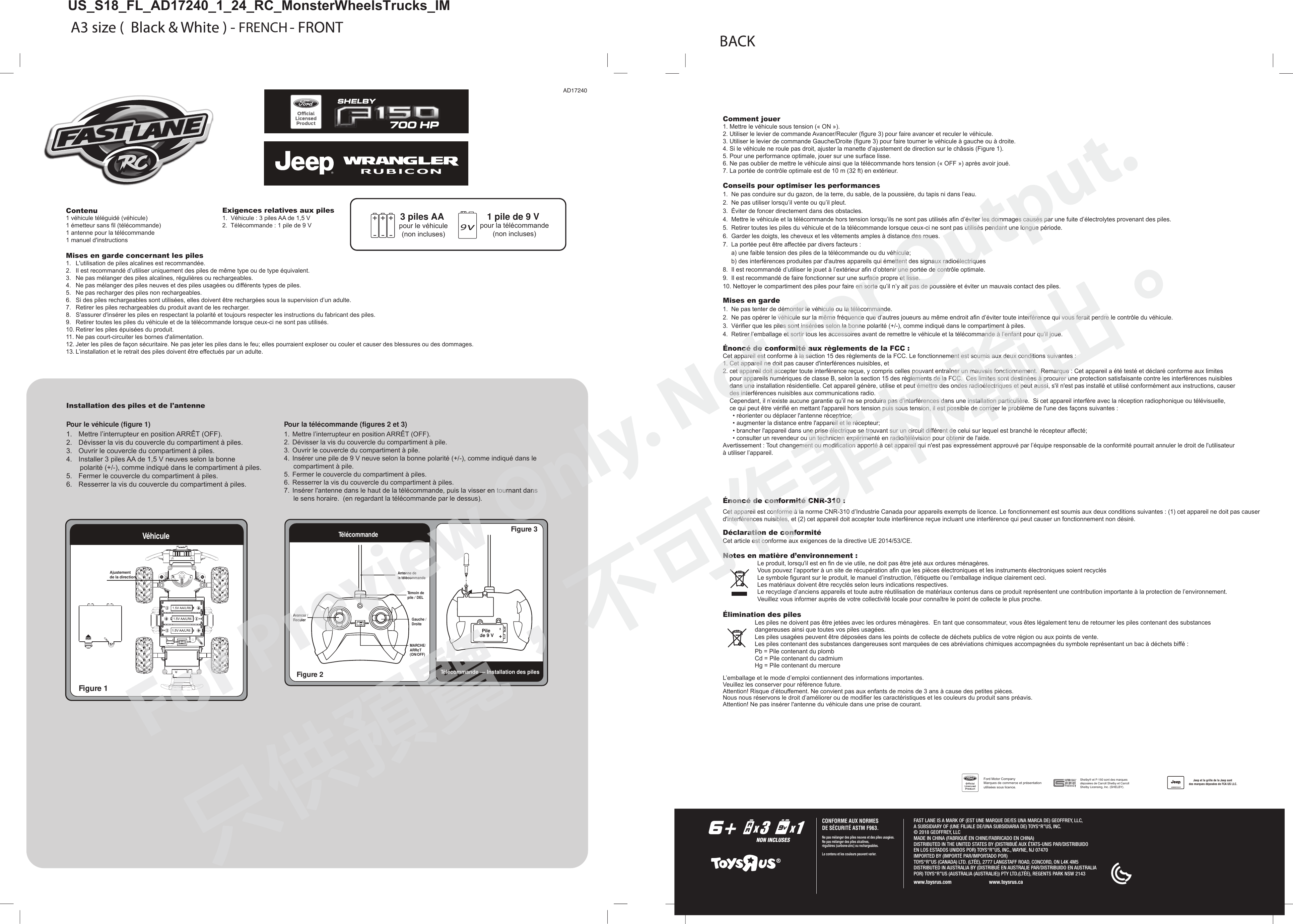 Page 2 of KIDZTECH TOYS AD17240-27MTX FL 1/24 RC Monster Wheels Trucks User Manual 
