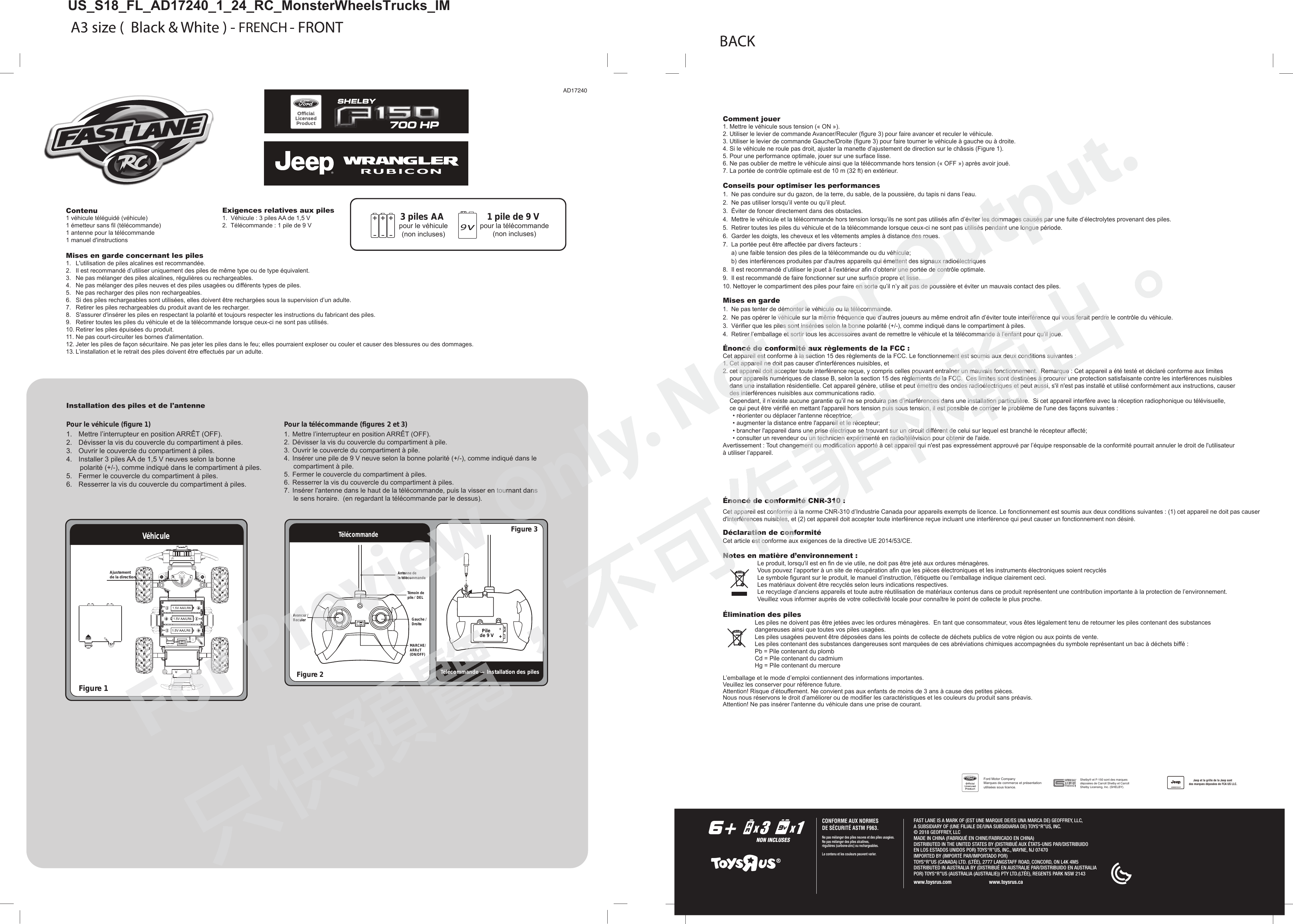 Page 2 of KIDZTECH TOYS AD17240-49MRX FL 1/24 RC Monster Wheels Trucks User Manual 