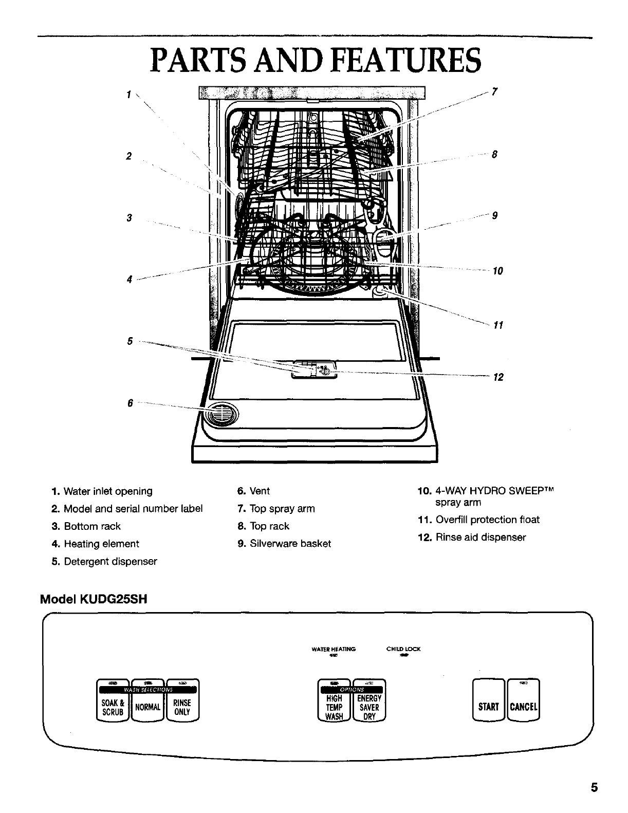 Kitchenaid Dishwasher Manual L9910116