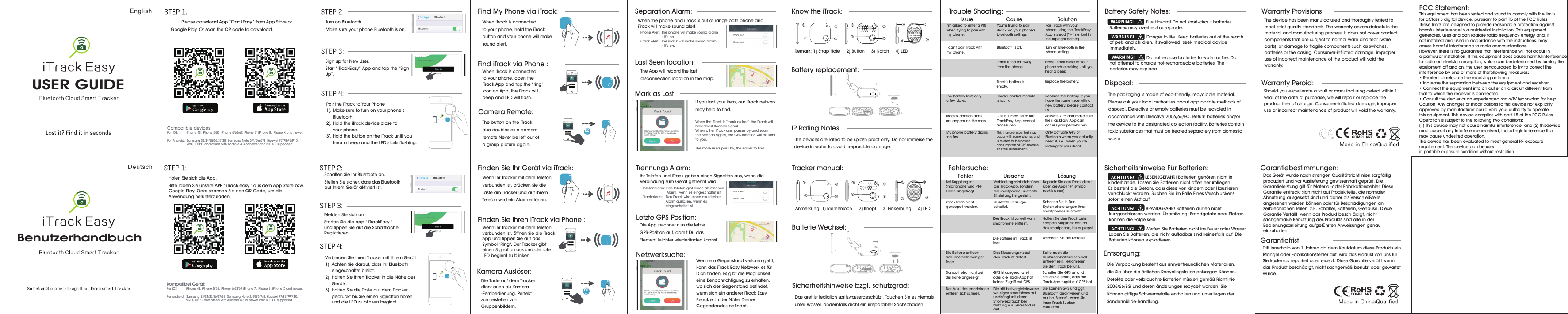 Page 1 of KKM KKMTRACK Smart Key Finder User Manual 