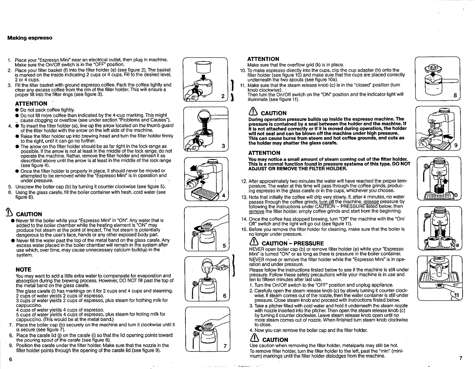 Page 4 of 7 - KRUPS  Coffee/Tea Maker Manual L0902527