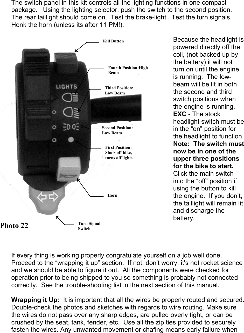 Page 8 of 10 - KTM DUAL SPORT KIT INSTALLATION MANUAL ’04 450/525 EXC User  To The 64e55f66-ff78-40ba-8caf-111fc89670b0