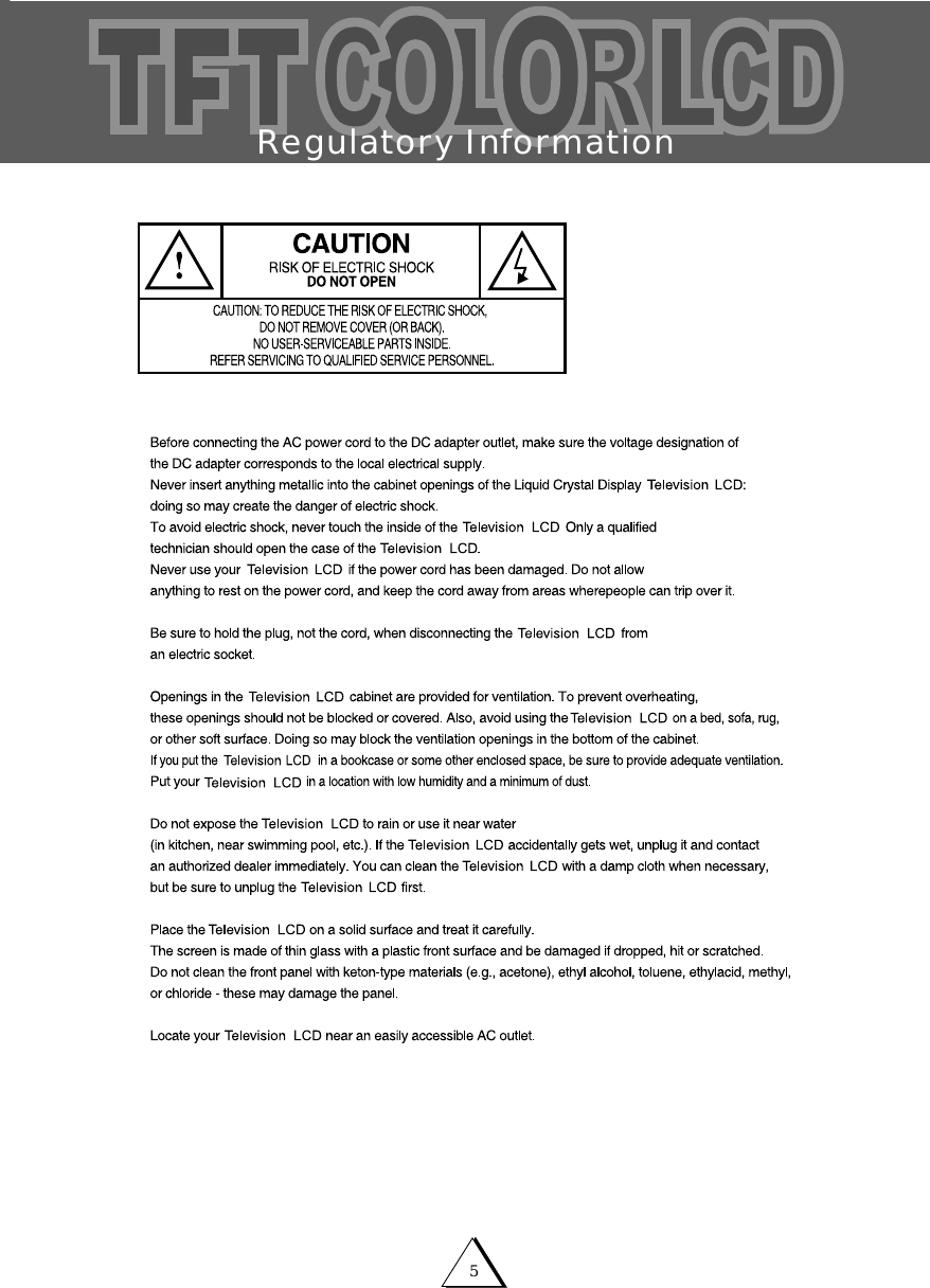  Regulatory Information5