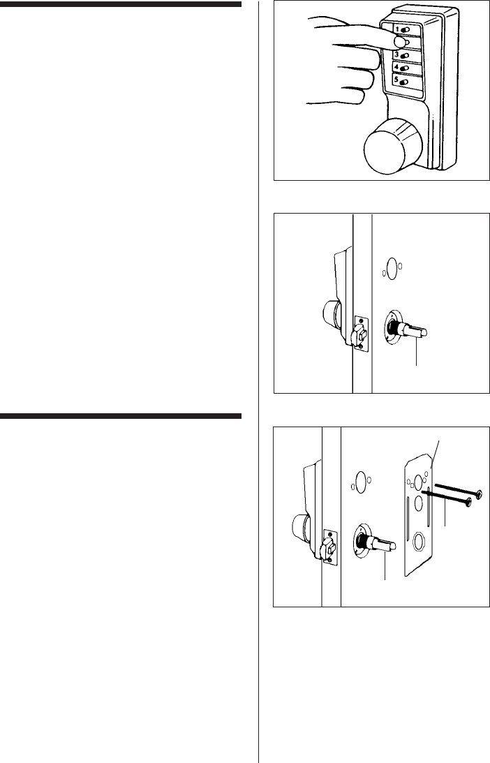 Kaba Access Installation Instructions Simplex Mechanical Pushbutton
