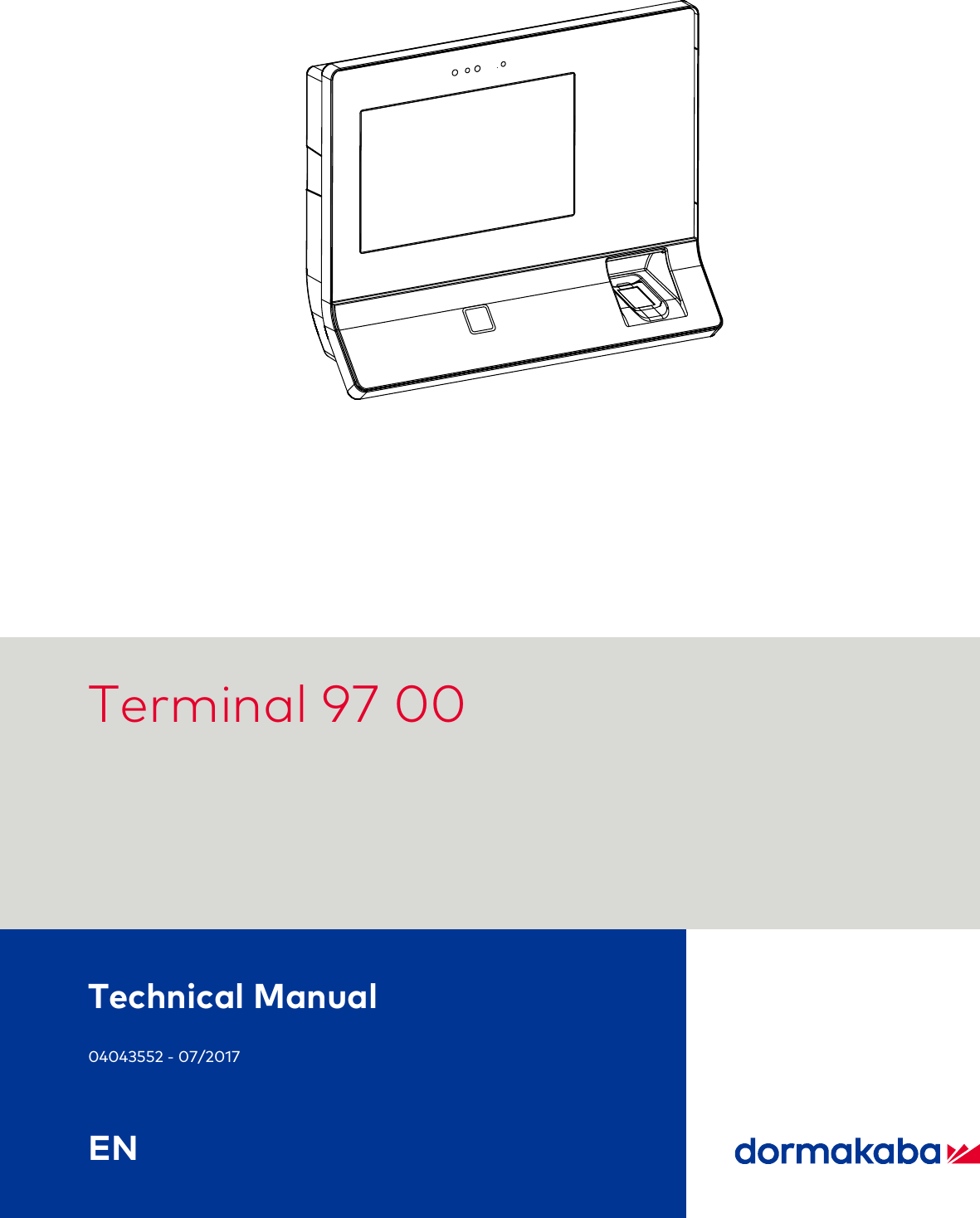 Kaba LEGMRD RFID Reader User Manual TM T9700V2 201707 En