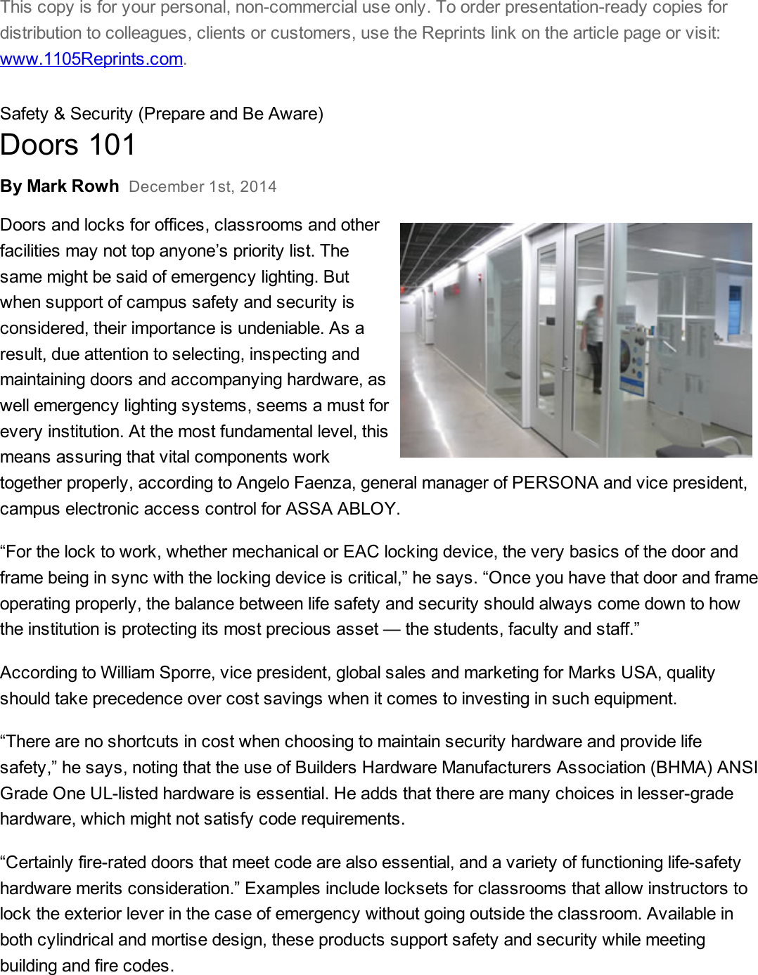 Page 1 of 4 - Kaba  Doors 101pdf, 159 KB Doors-101