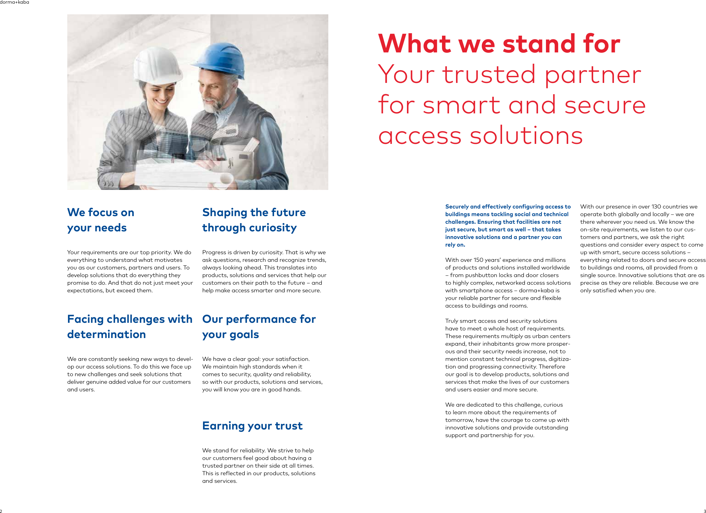 Page 2 of 7 - Kaba  Our Brochure Dorma-kaba-company-profile