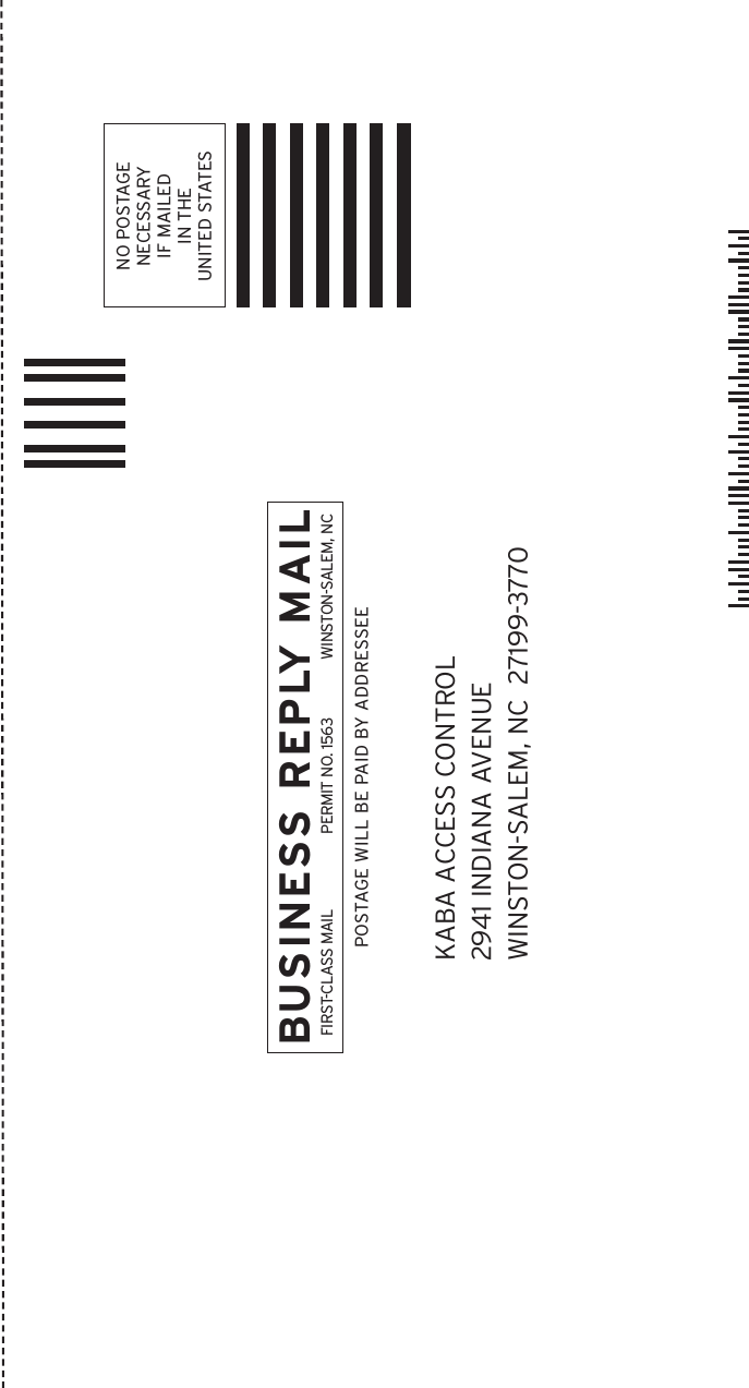Page 5 of 12 - Kaba Installation Fileguard Instructions - PKG3133 Fileguard-installation-instructions-pkg3133