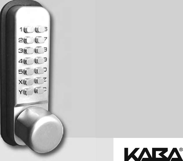 Kaba Ayout 1 LD450 Installation Instructions