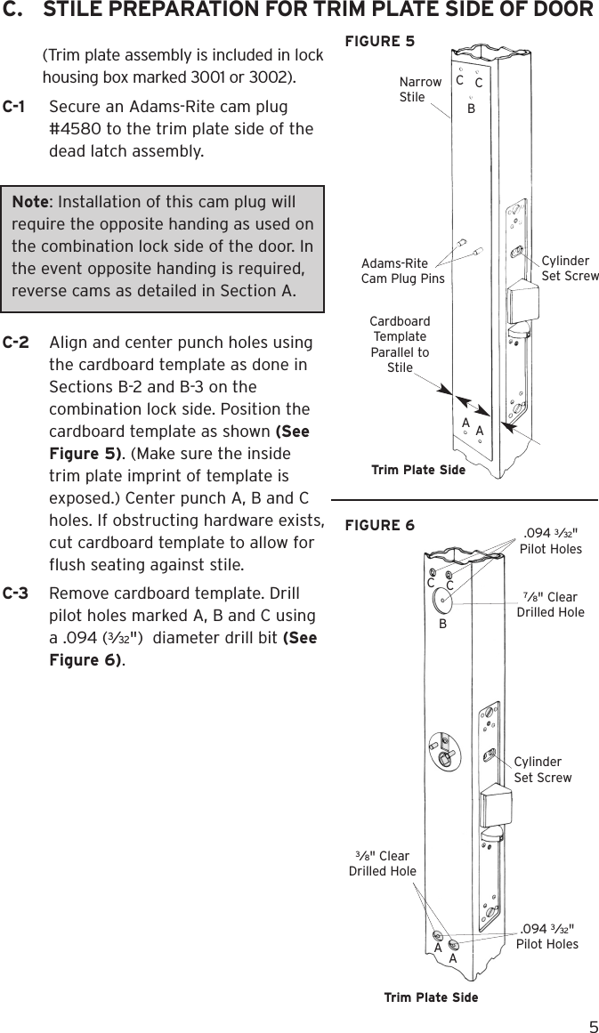 Kaba Installation Instructions Simplex 3000 Drive Assembly PKG2582