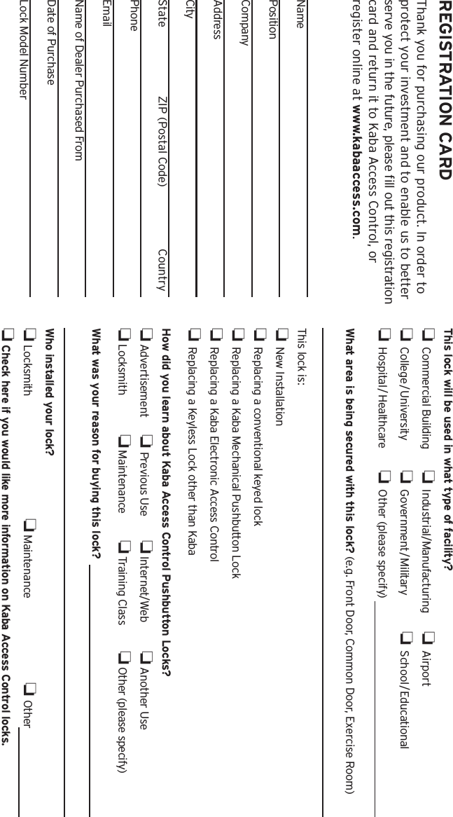 Page 8 of 12 - Kaba Installation Instructions Simplex 3000 Drive Assembly - PKG2582 Simplex-3000-drive-assembly-installation-instructions-pkg2582