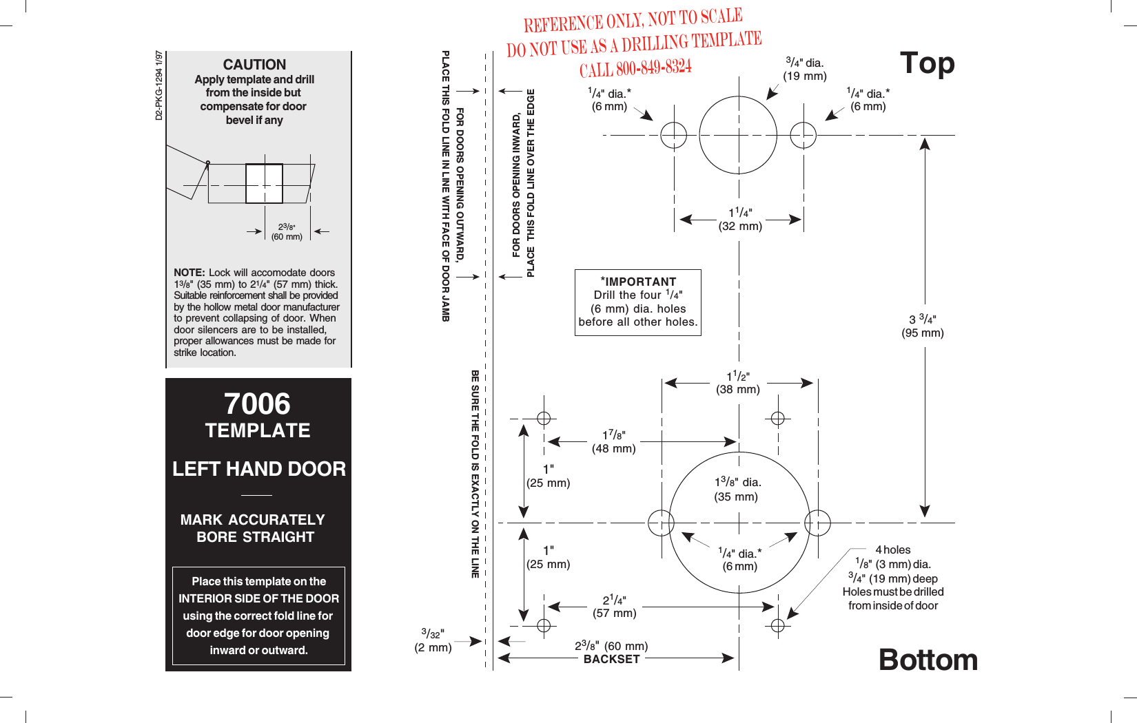 Page 2 of 2 - Kaba D2-PKG-1294(LH) 1-97  Simplex 7000 Installation - D2 PKG1294 Simplex-7000-installation--d2-pkg1294