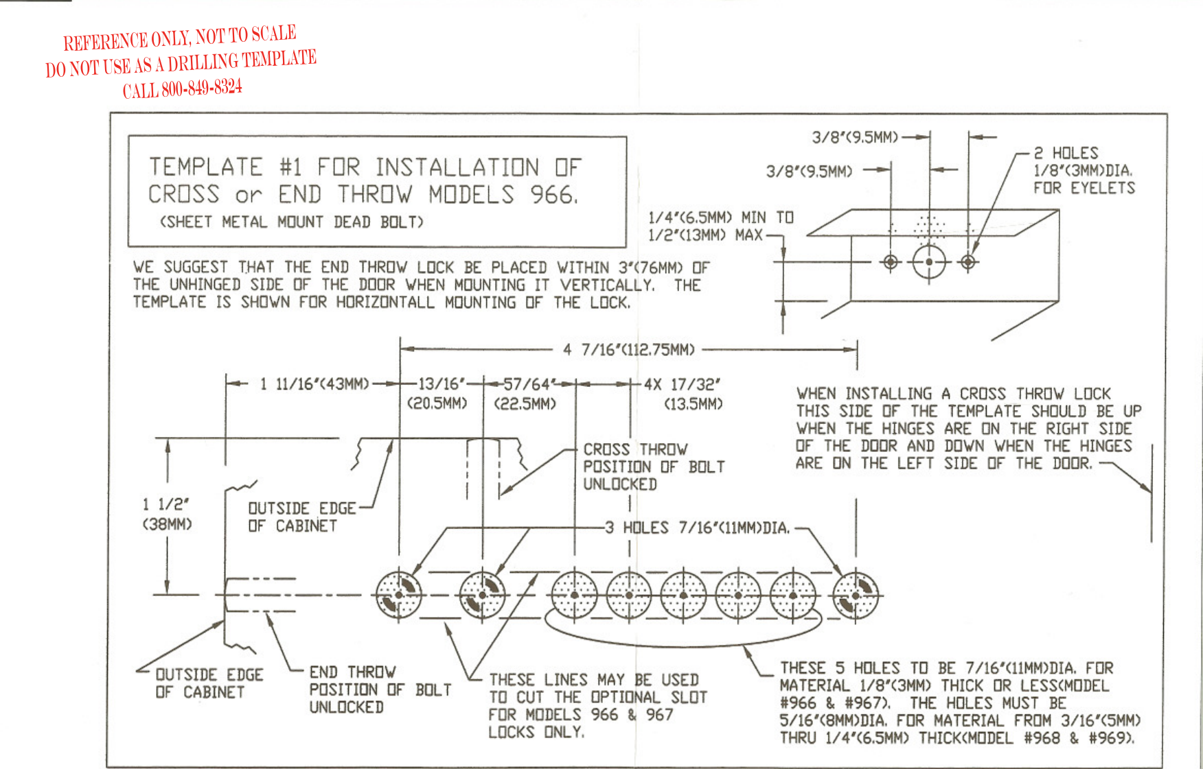 Page 1 of 2 - Kaba  Simplex 9600 Sheet Metal Mounting Simplex-9600-sheet-metal-mounting