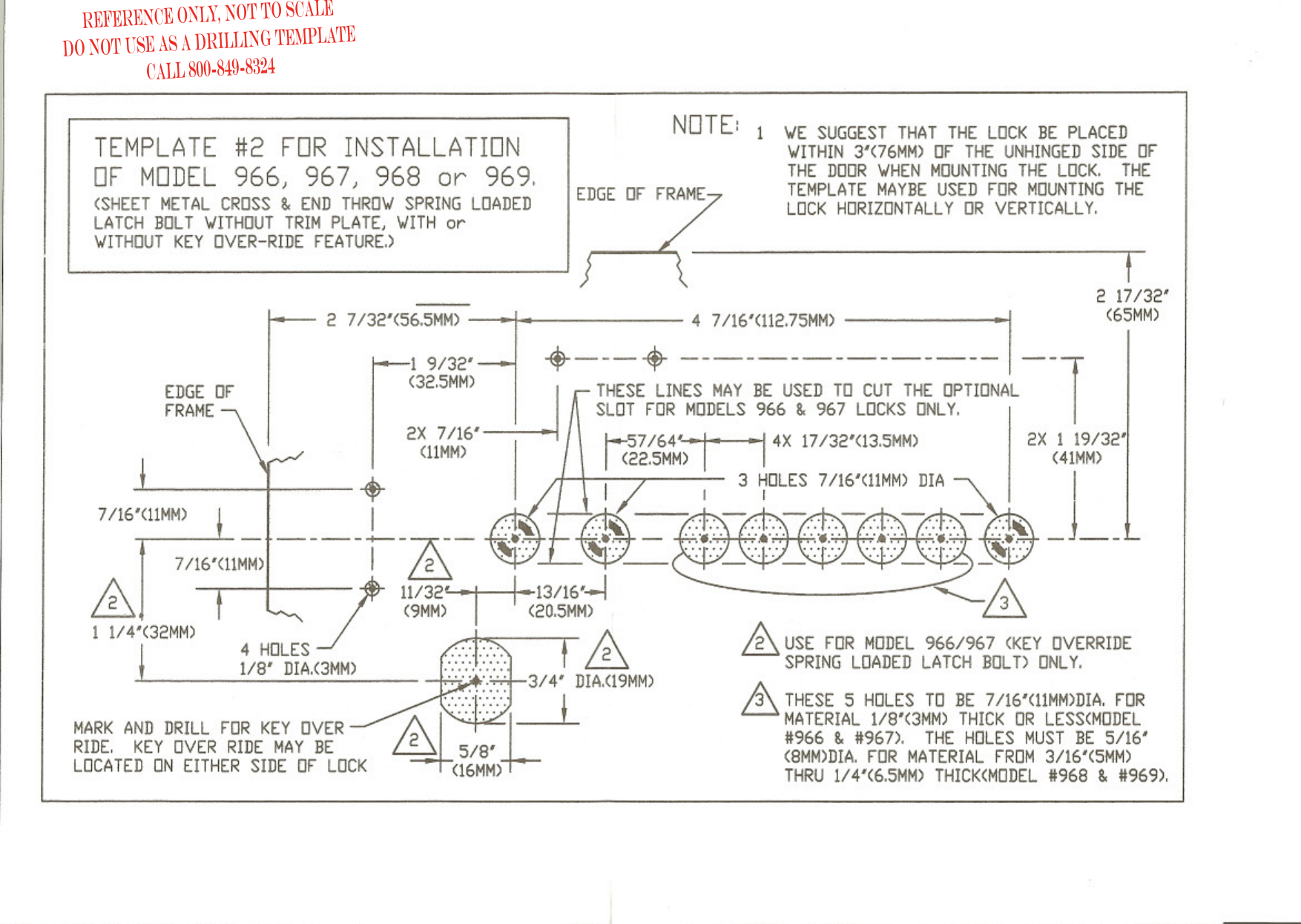 Page 2 of 2 - Kaba  Simplex 9600 Sheet Metal Mounting Simplex-9600-sheet-metal-mounting