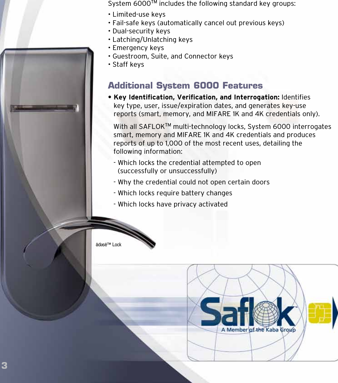 Page 4 of 8 - Kaba  System-6000-Software-Brochure