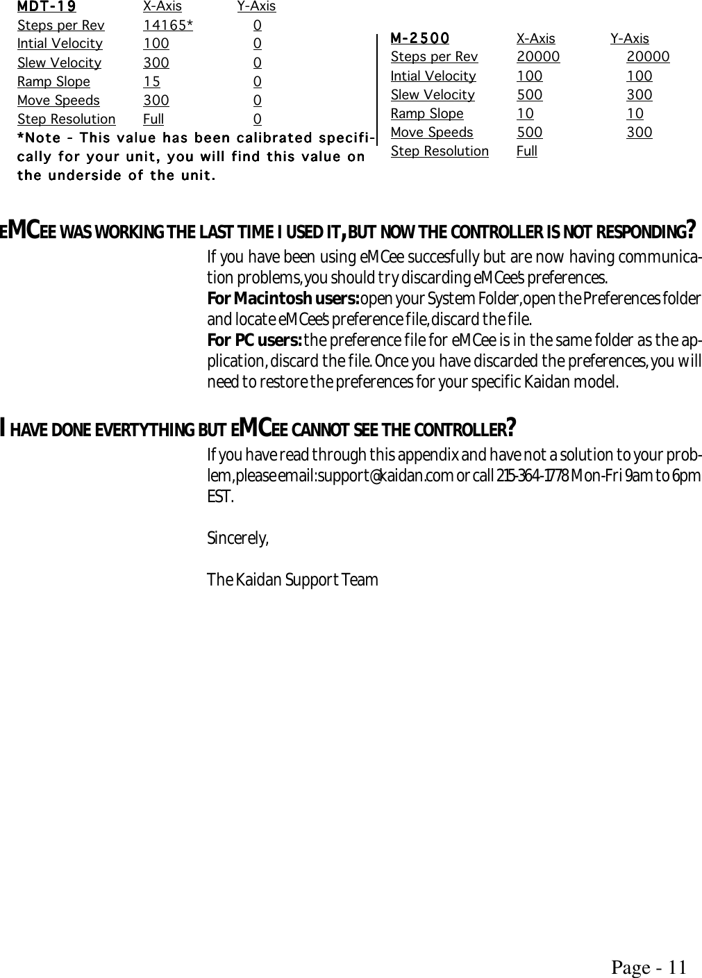 Page 11 of 12 - Kaidan Kaidan-Tm-400-Users-Manual- C-60 Manual  Kaidan-tm-400-users-manual