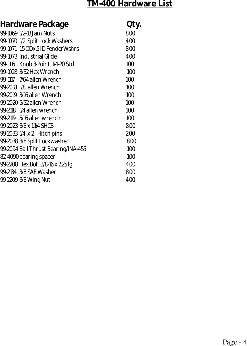 Page 4 of 12 - Kaidan Kaidan-Tm-400-Users-Manual- C-60 Manual  Kaidan-tm-400-users-manual