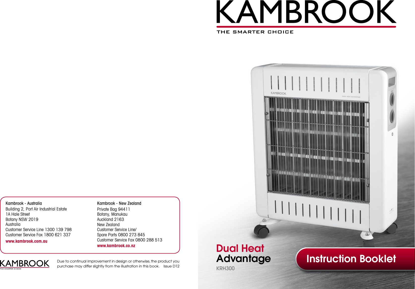 Page 1 of 6 - Kambrook Kambrook-Kambrook-Electric-Heater-Krh300-Users-Manual-  Kambrook-kambrook-electric-heater-krh300-users-manual