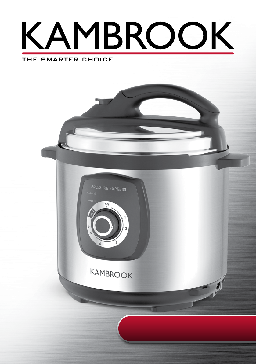 Kambrook Electric Pressure Cooker Kpr600 Users Manual